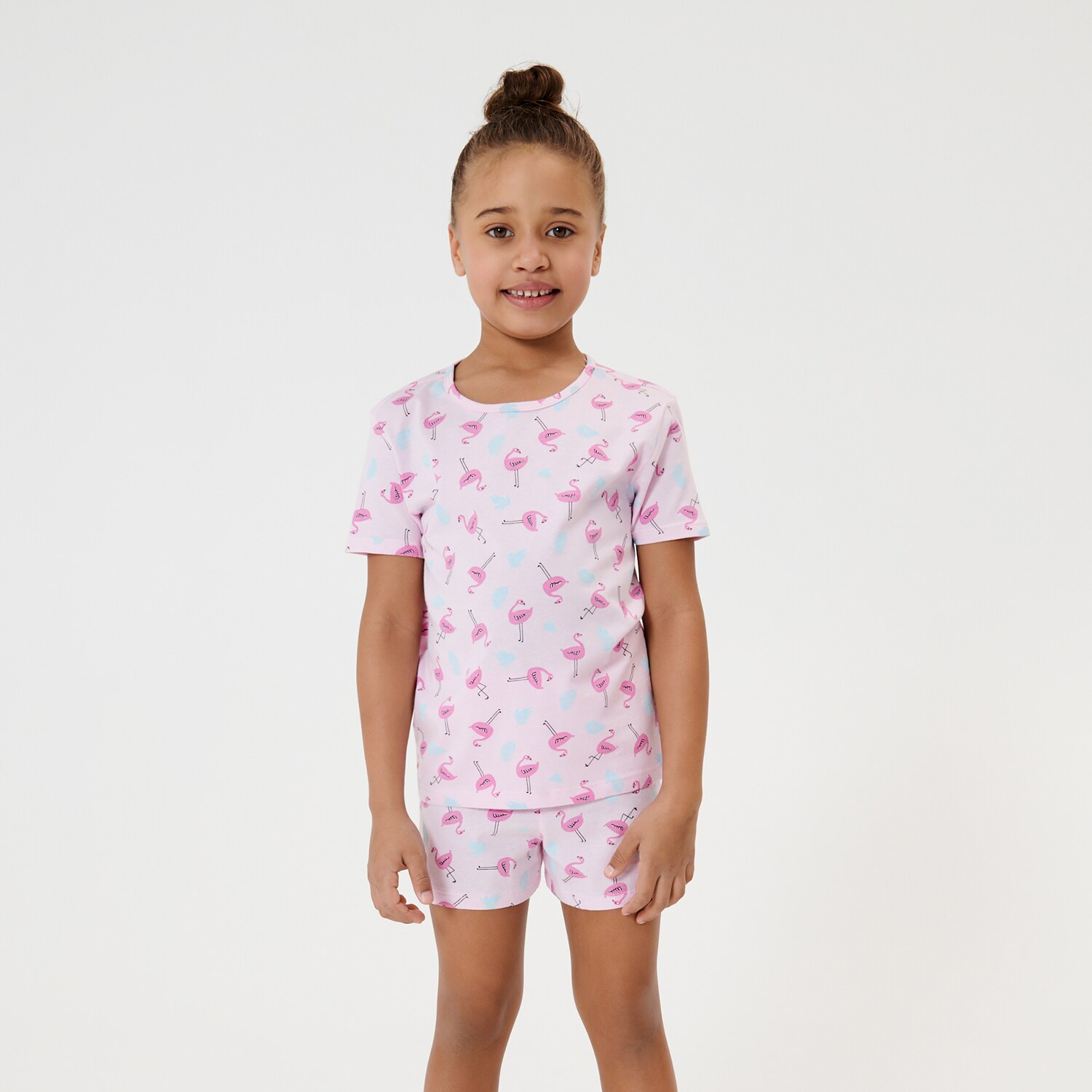 Sinsay – Set pijama cu imprimeu – Roz Sinsay imagine noua 2022