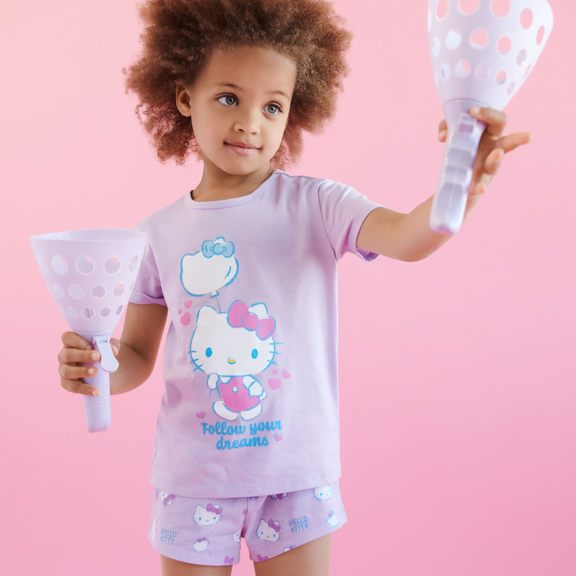 Sinsay – Set pijamale cu Hello Kitty – Violet Sinsay Sinsay