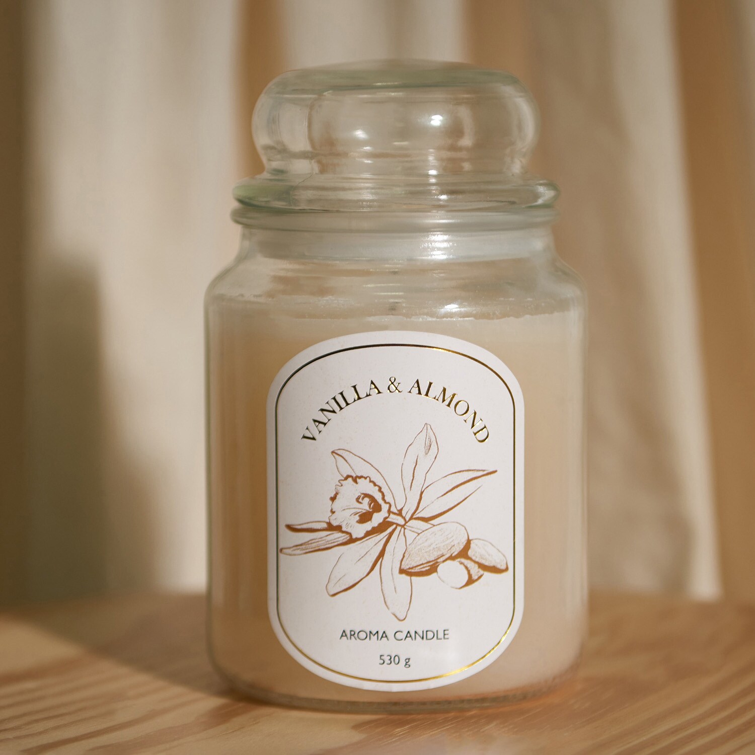Sinsay – Lumânare parfumată Vanilla & Almond – Alb Sinsay Sinsay