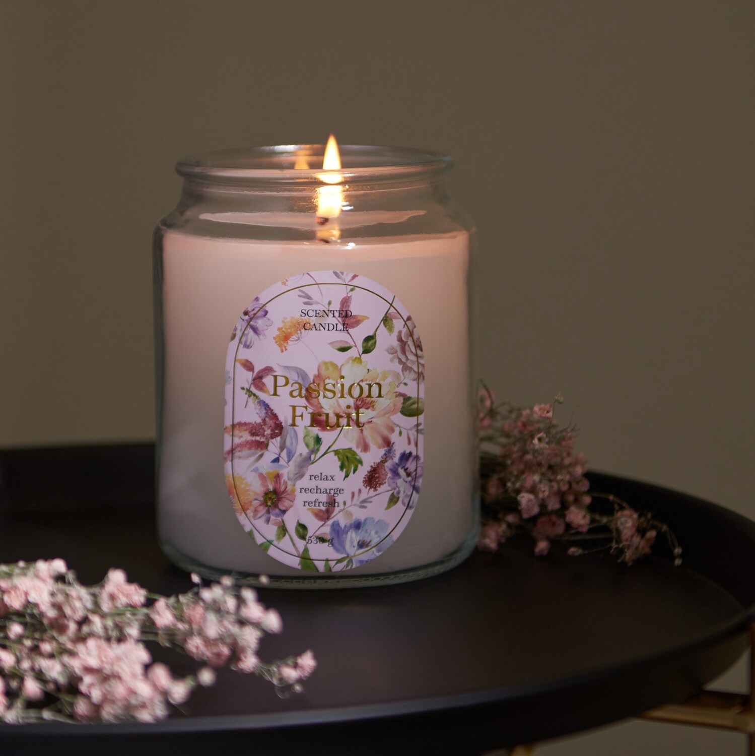 Sinsay – Lumânare parfumată cu aromă de fructul pasiunii – Roz Sinsay imagine noua 2022