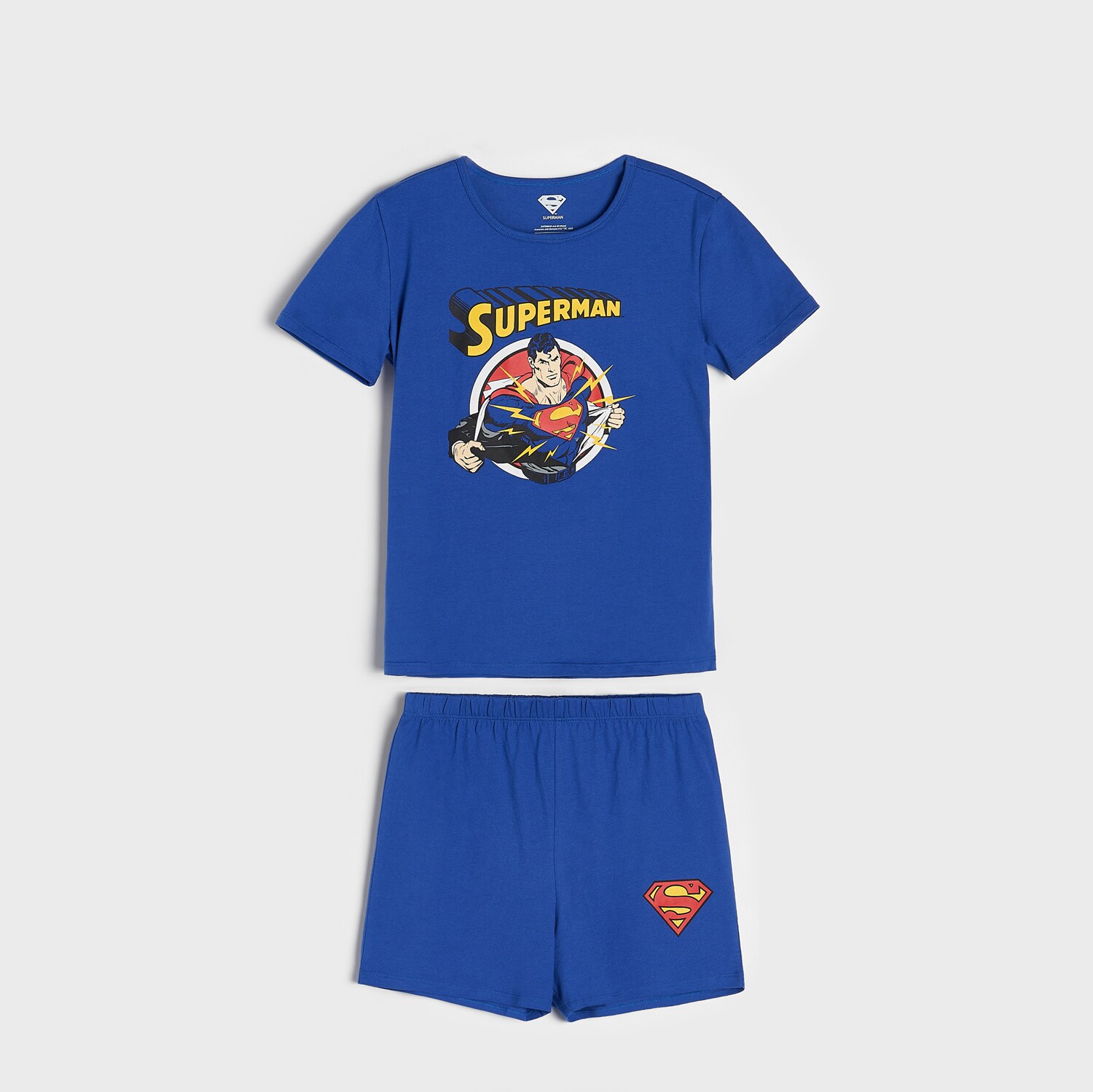 Sinsay – Set pijamale cu Superman – Albastru Sinsay Sinsay