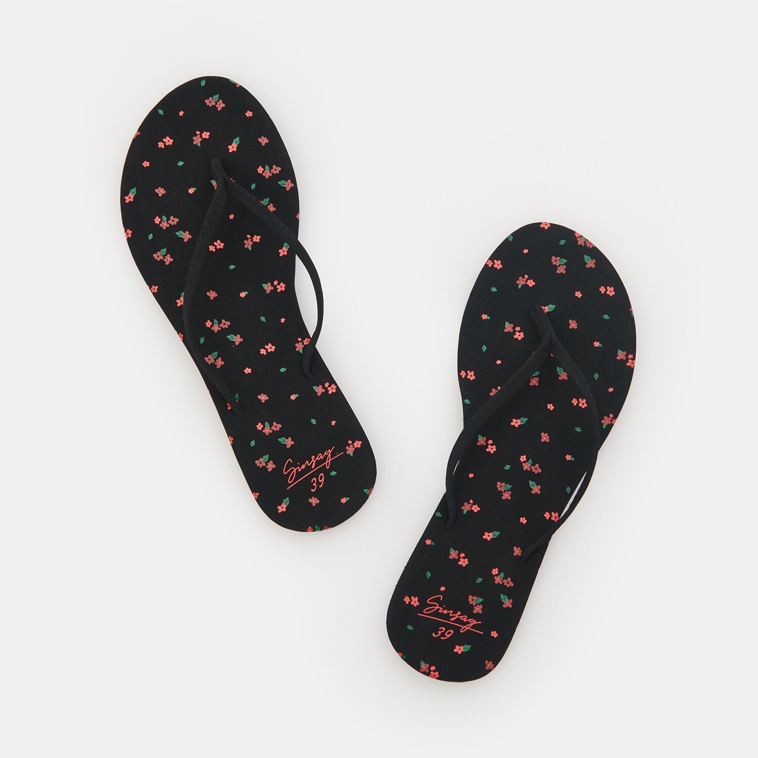 Žabky s potlačou s motívom margarétok