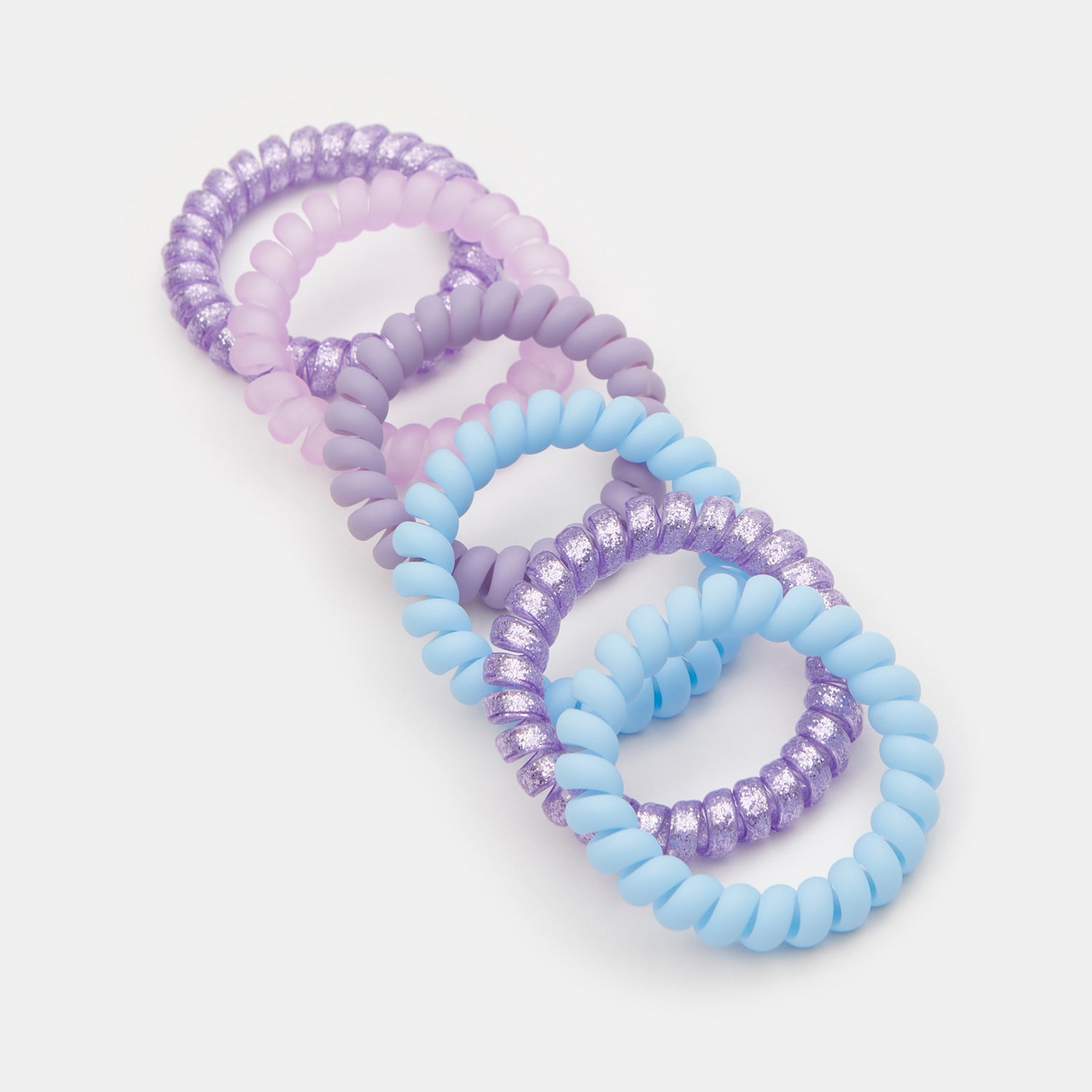 Sinsay – Set de 6 elastice de păr spiralate – Multicolor Sinsay Sinsay