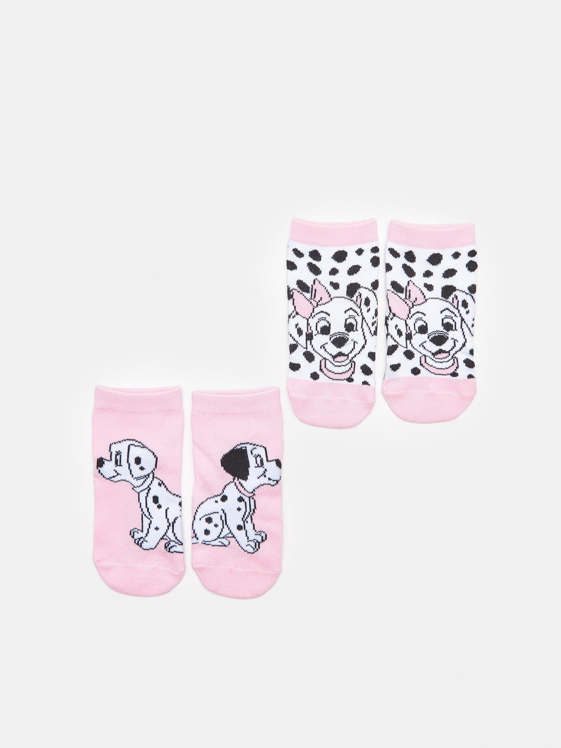 Súprava 2 párov detských ponožiek 101 Dalmatians