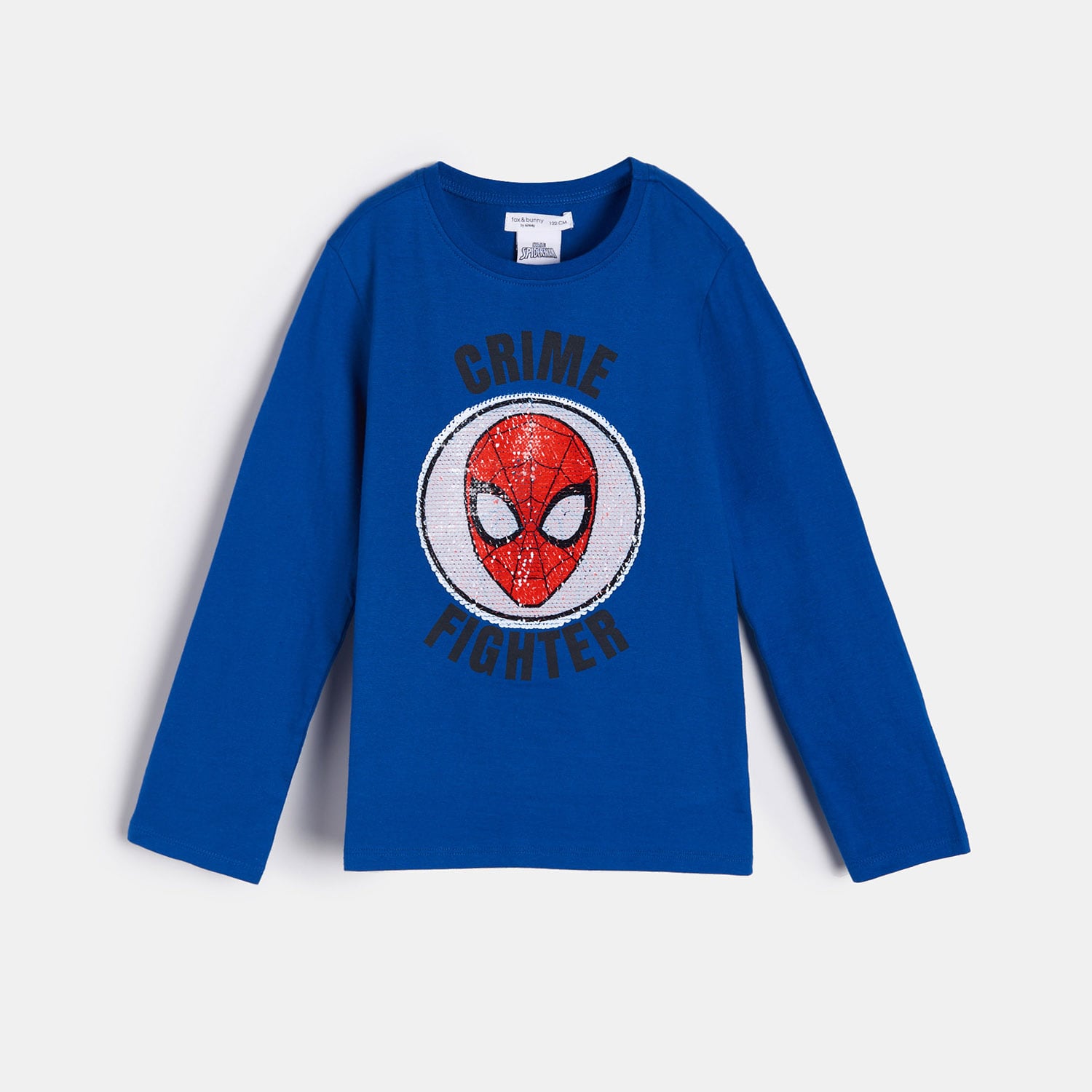 Sinsay – Tricou Spider-Man, cu mânecă lungă și paiete reversibile – Albastru Sinsay Sinsay