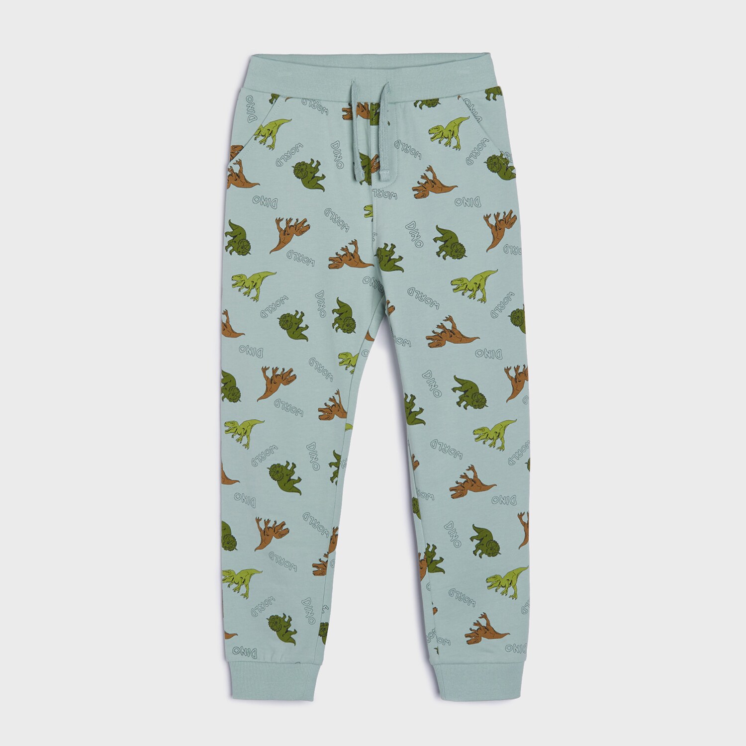 Tepláky s potlačou s motívom dinosaurov