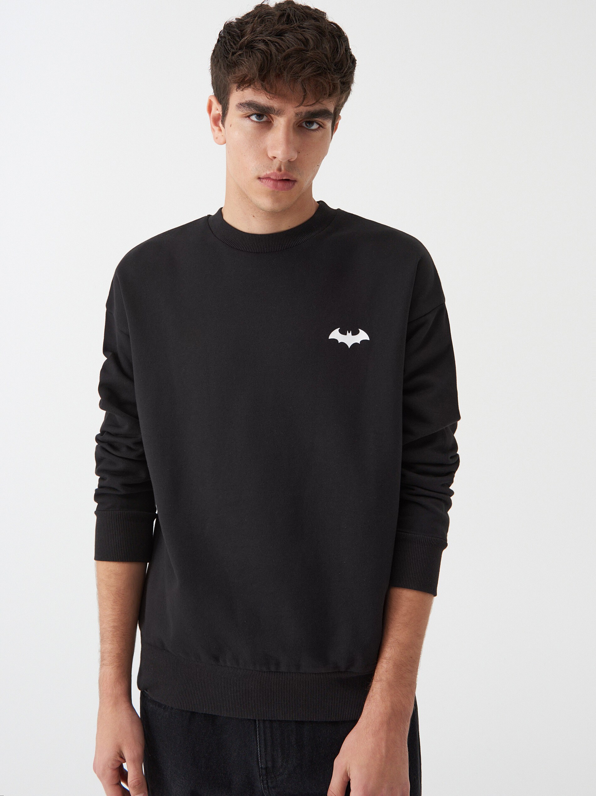Mikina s potlačou Batman na zadnom diele