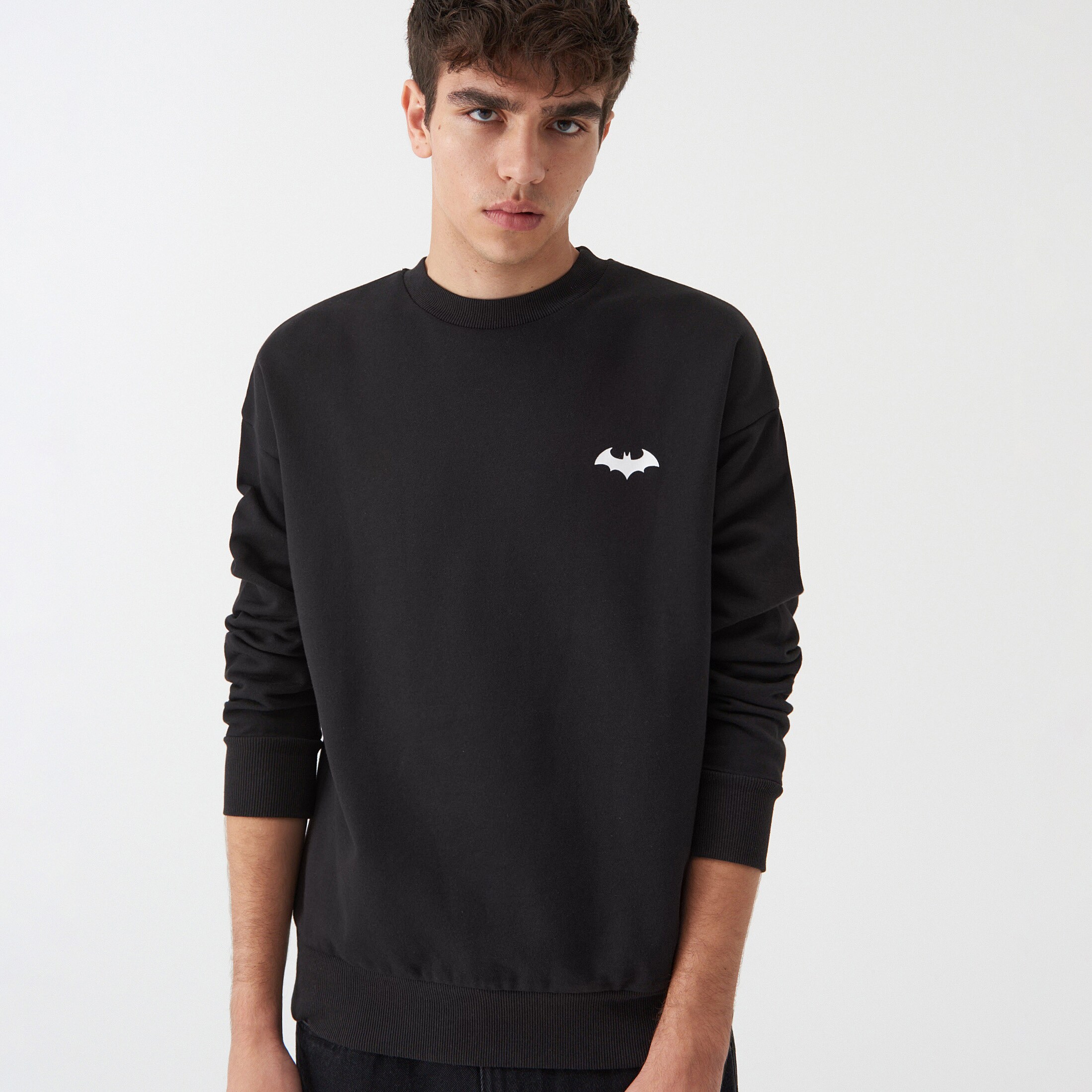 Mikina s potlačou Batman na zadnom diele