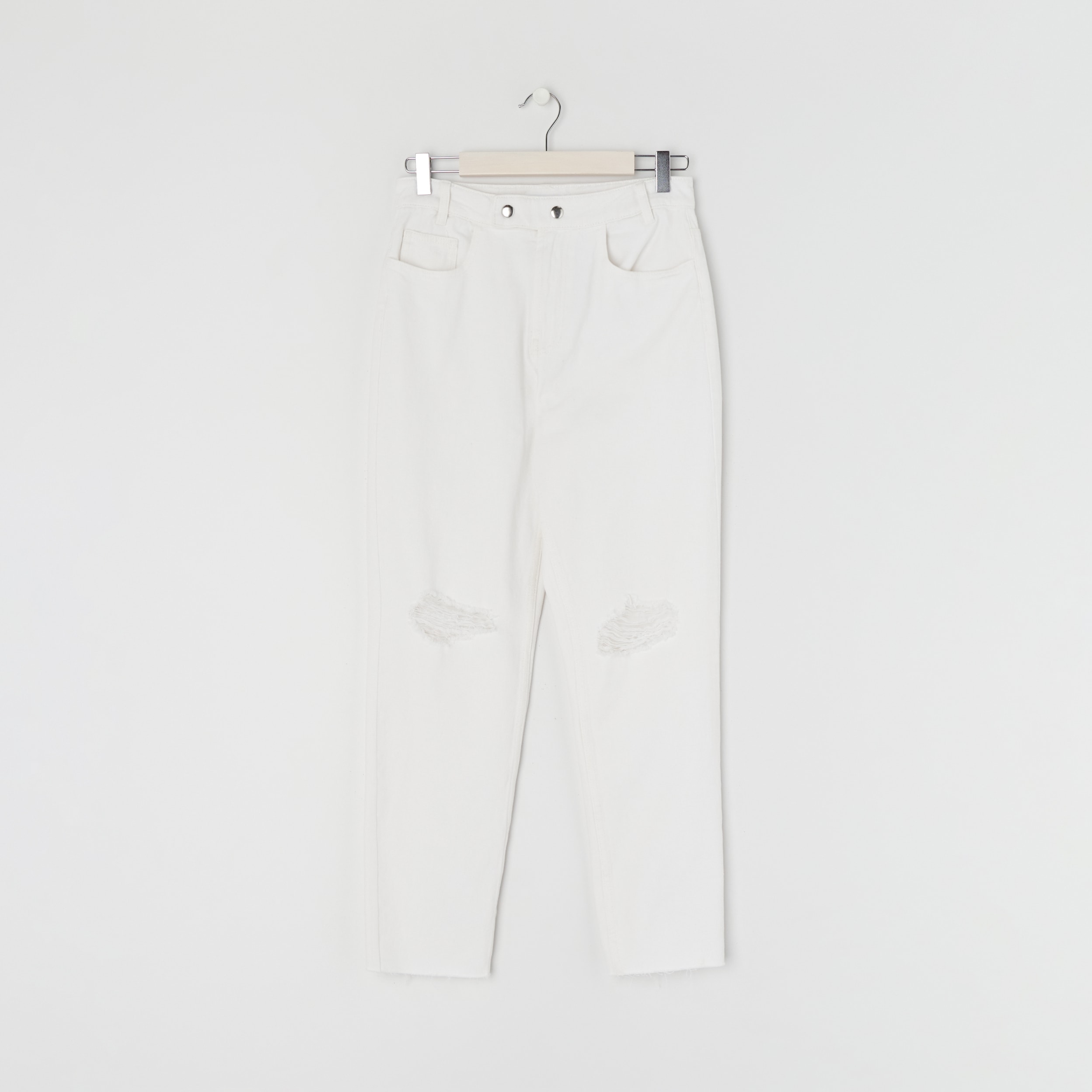 Sinsay – Ladies` jeans trousers – Alb Sinsay