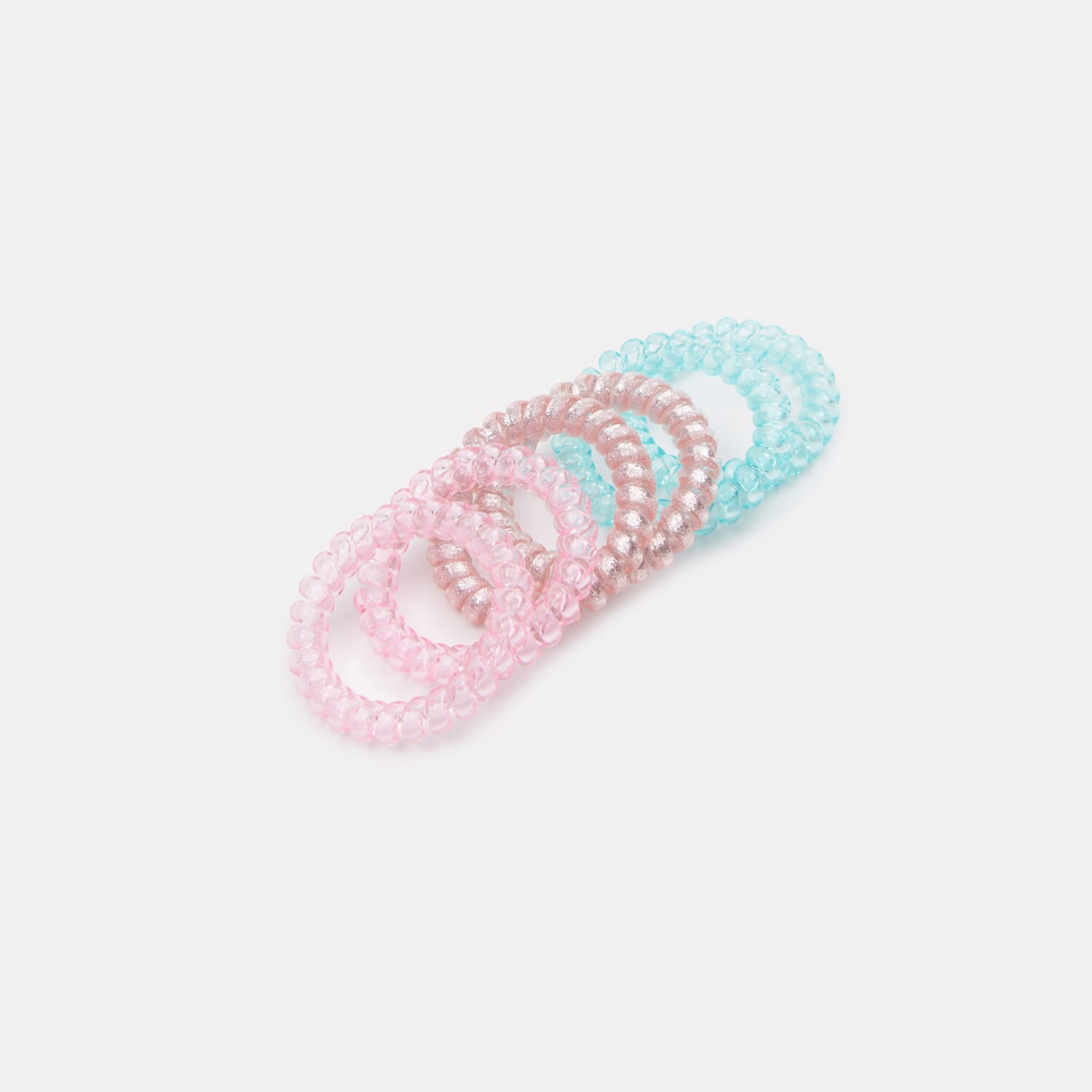 Sinsay – Set de 6 elastice de păr spiralate – Multicolor Sinsay Sinsay