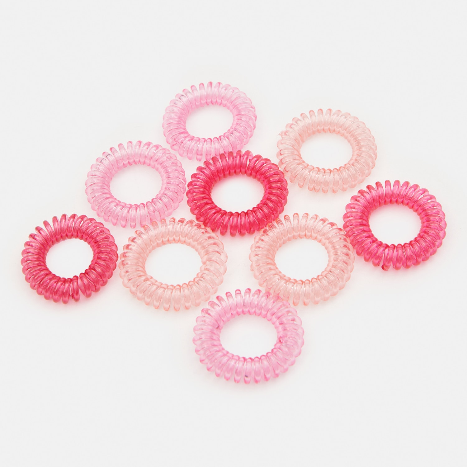 Sinsay – Set de 9 elastice de păr spiralate – Multicolor Sinsay Sinsay