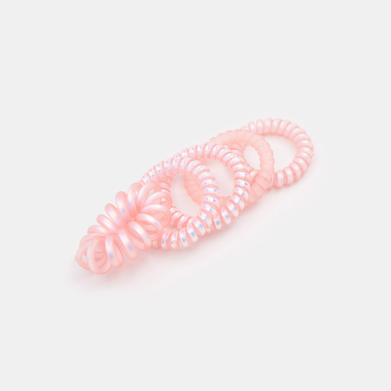 Sinsay – Set de 5 elastice de păr spiralate – Roz Sinsay Sinsay