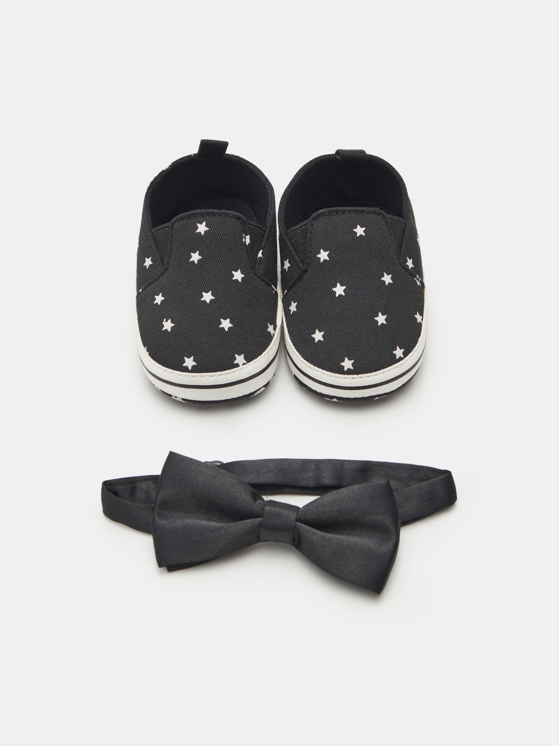 Súprava detských papúč a motýlika