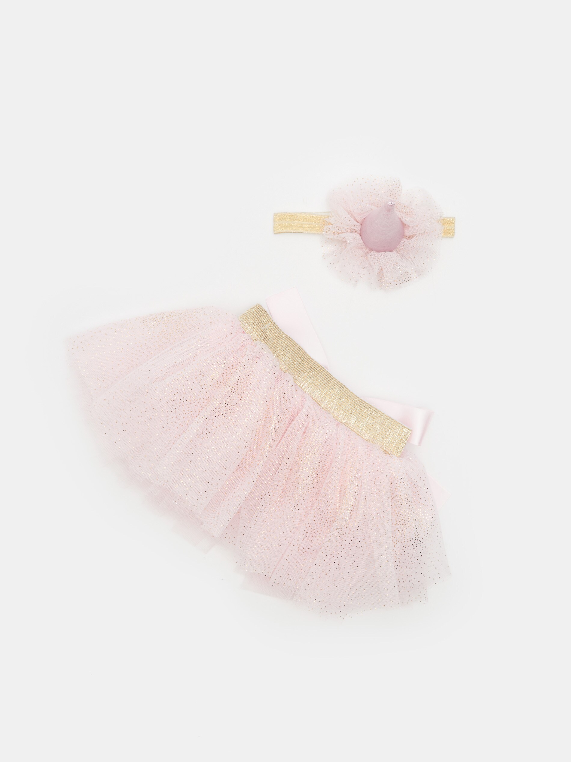 Detský sukňový kostým a čelenka