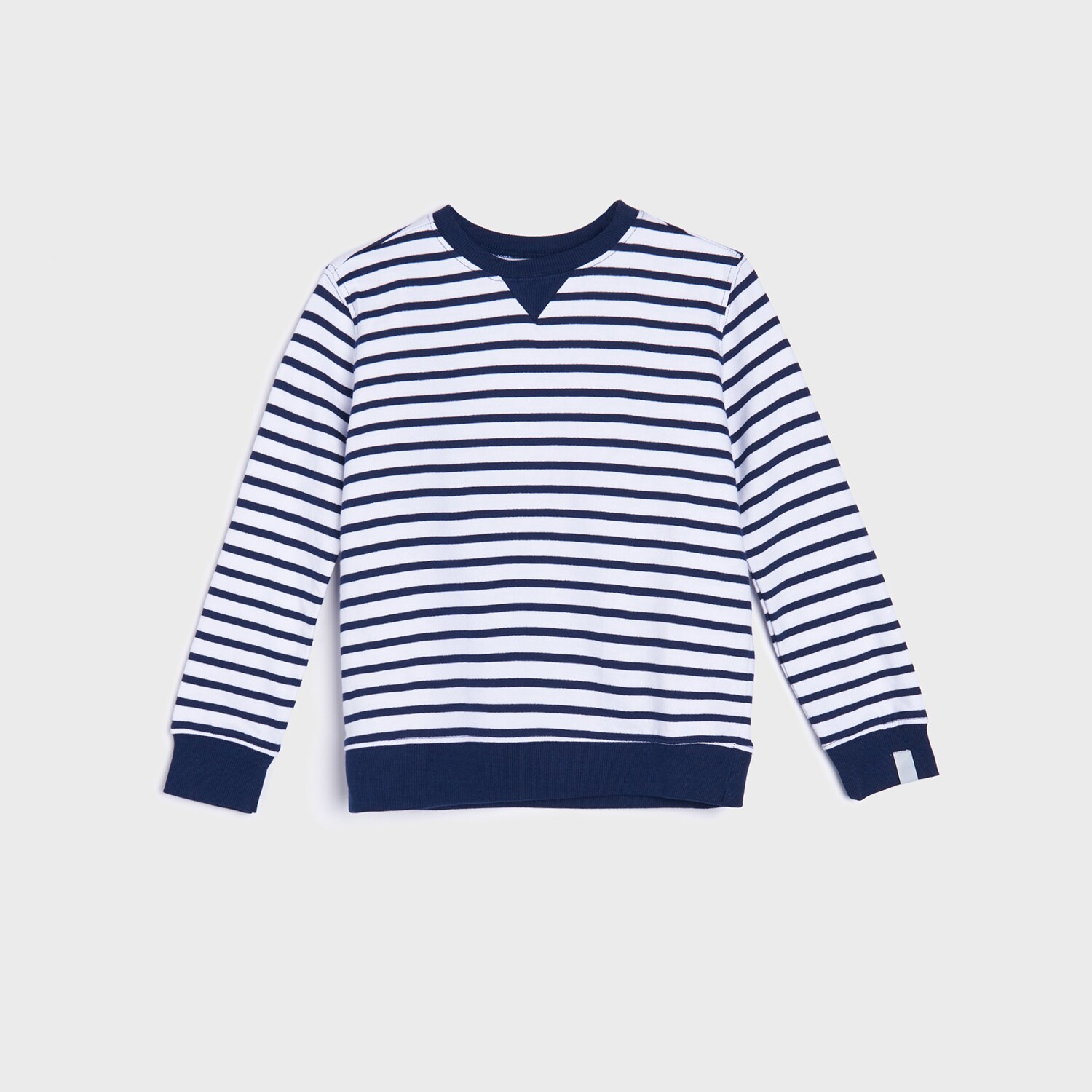 Mikina s reflexnou nášivkou