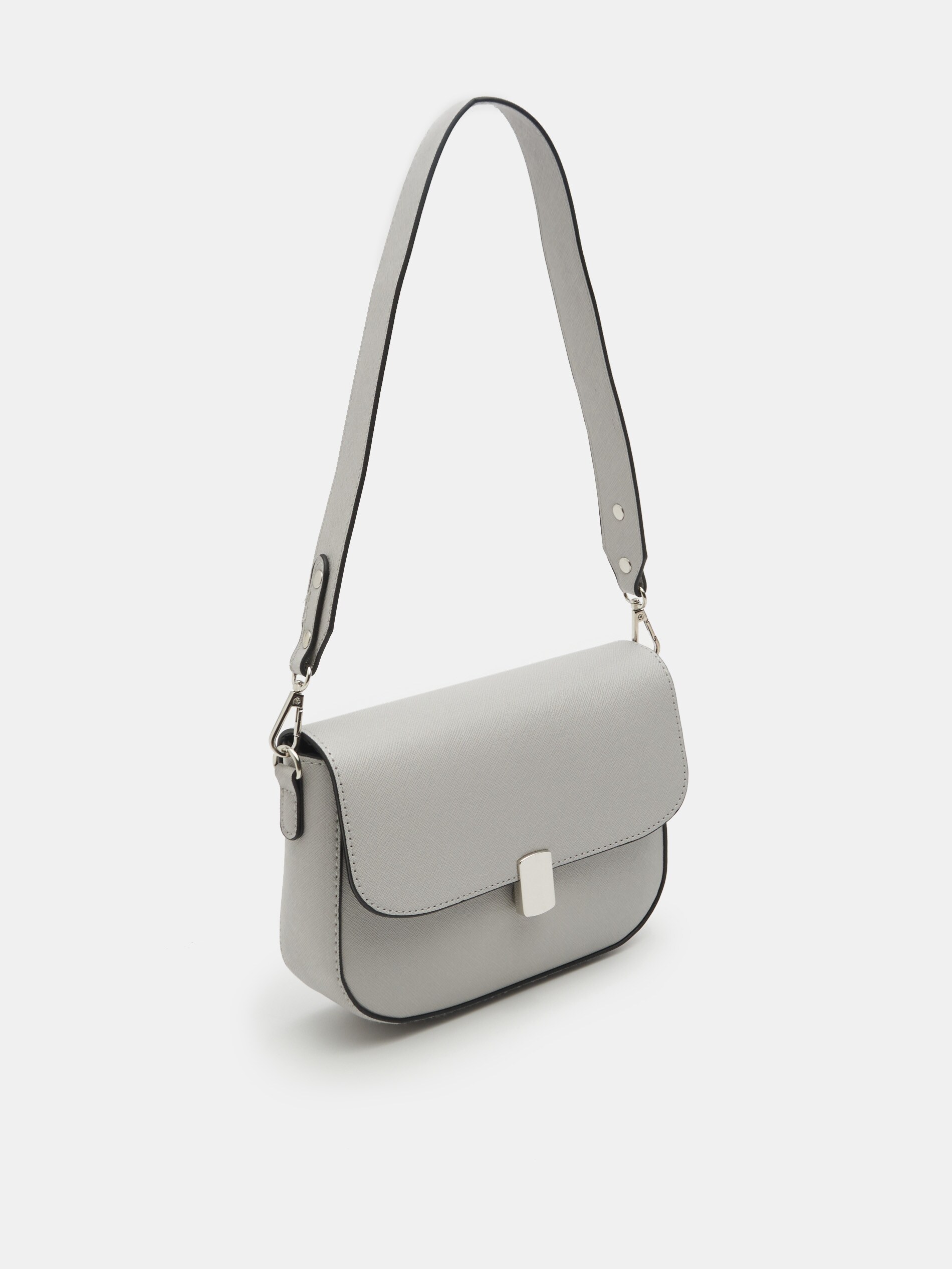 Kabelka v štýle saddle bag