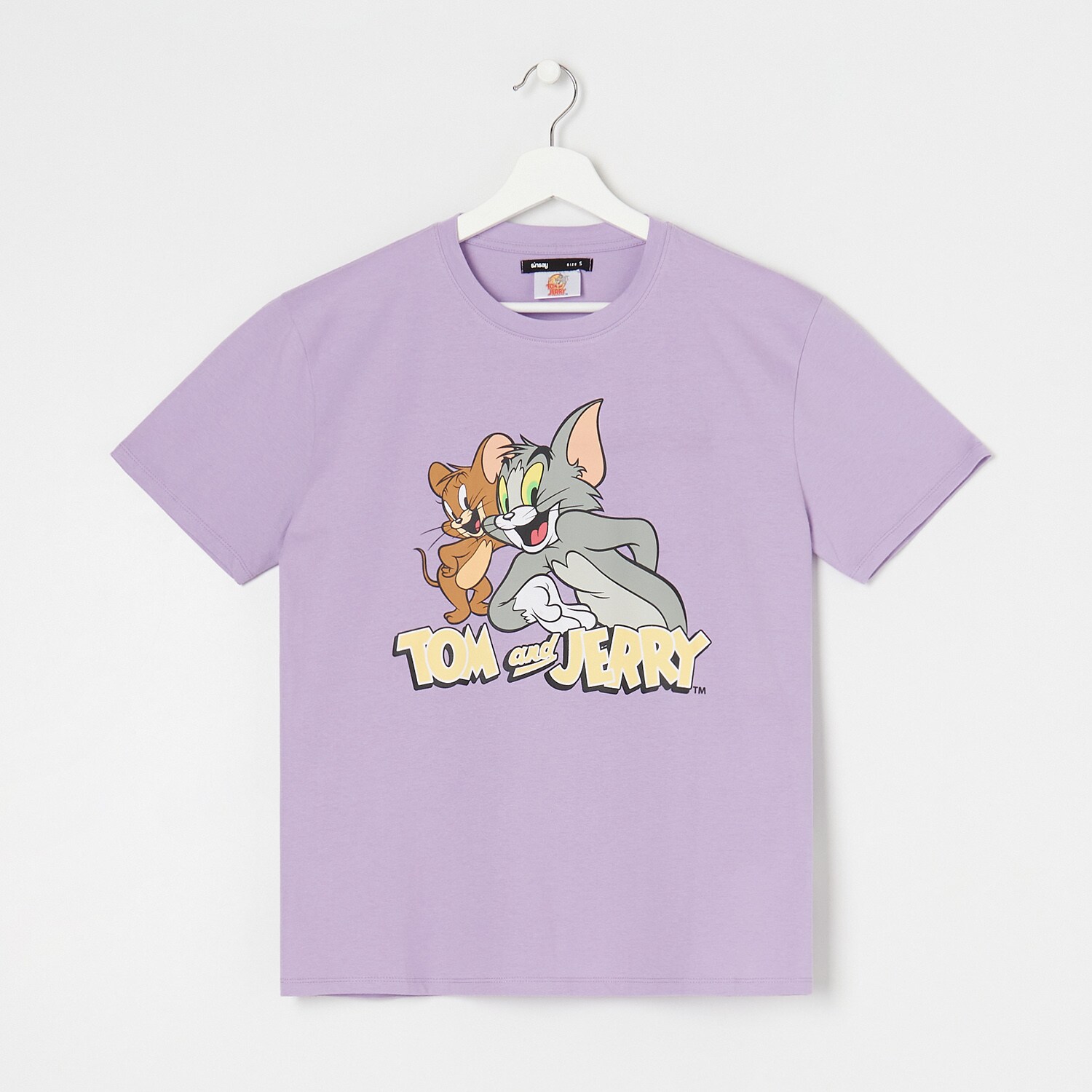 Sinsay - Tricou oversized Tom & Jerry - Violet