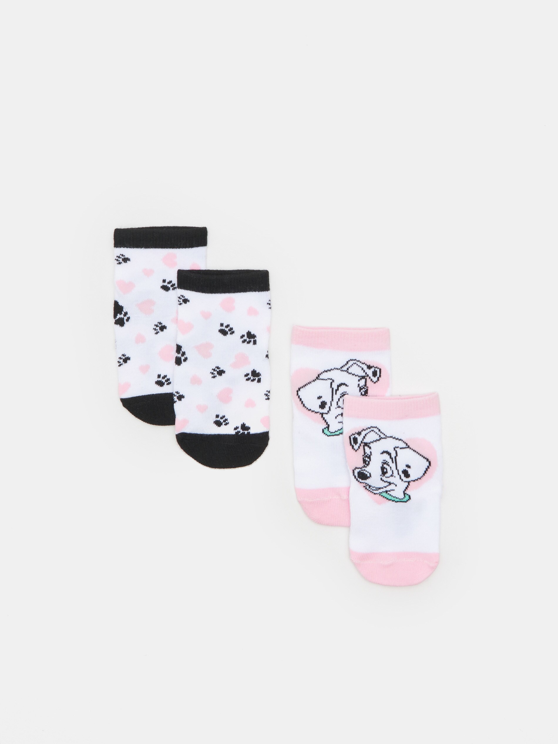 Súprava 2 párov detských ponožiek 101 Dalmatians