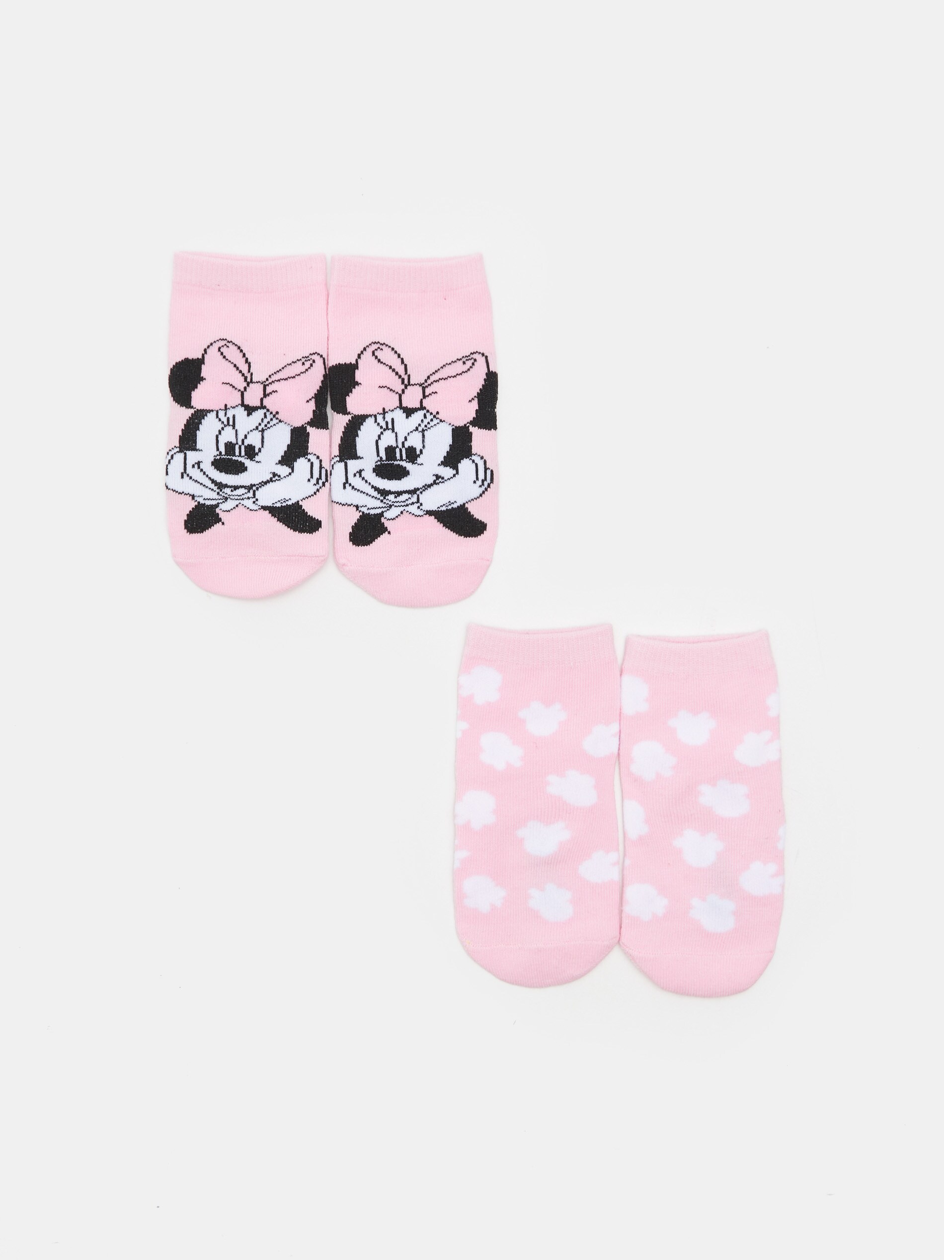 Súprava 2 párov detských ponožiek Minnie Mouse