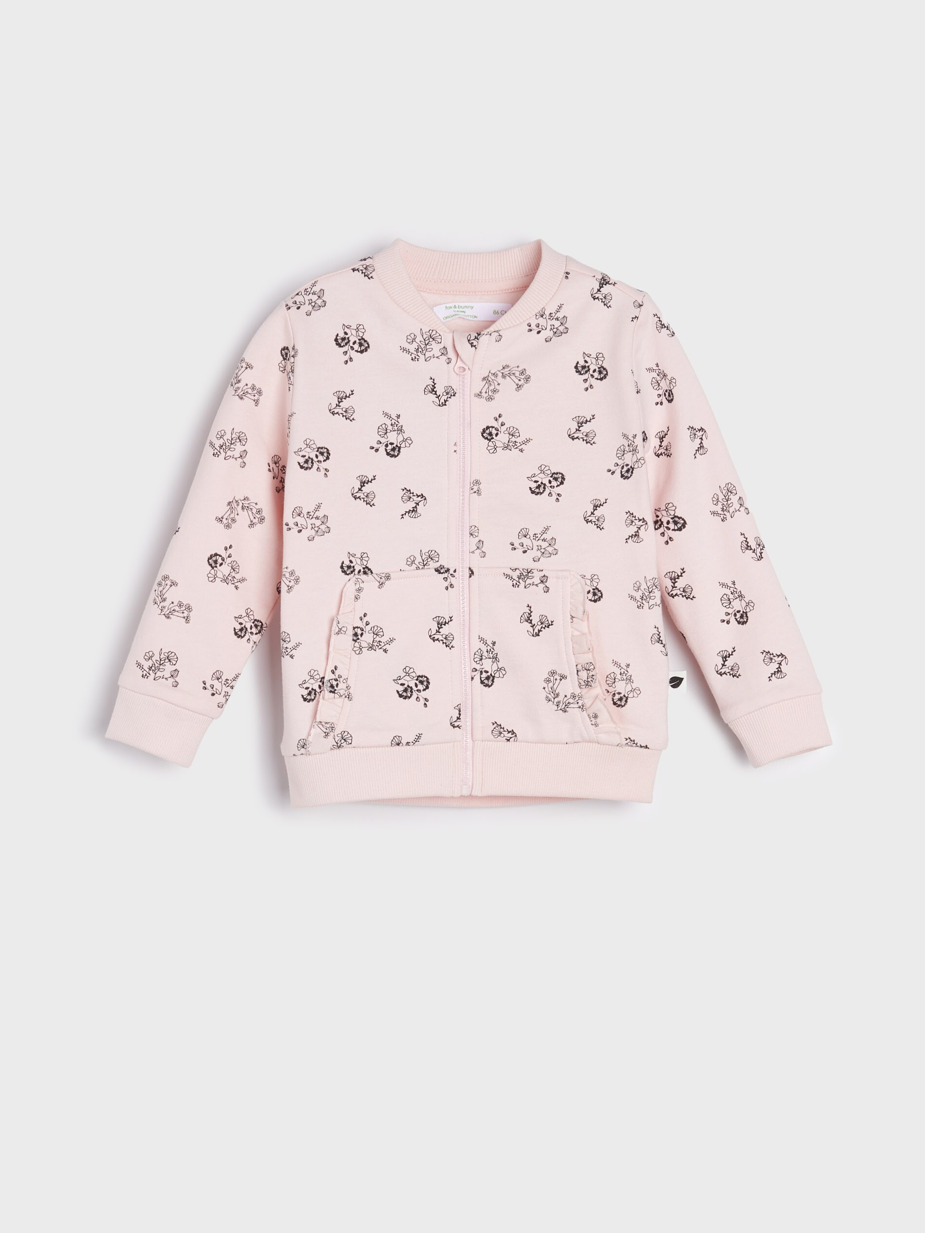 Kvetinová bomberová mikina