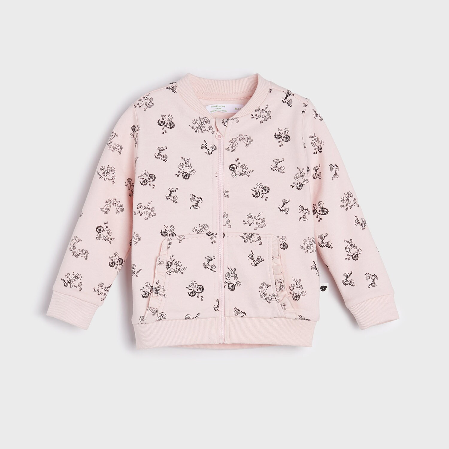 Kvetinová bomberová mikina