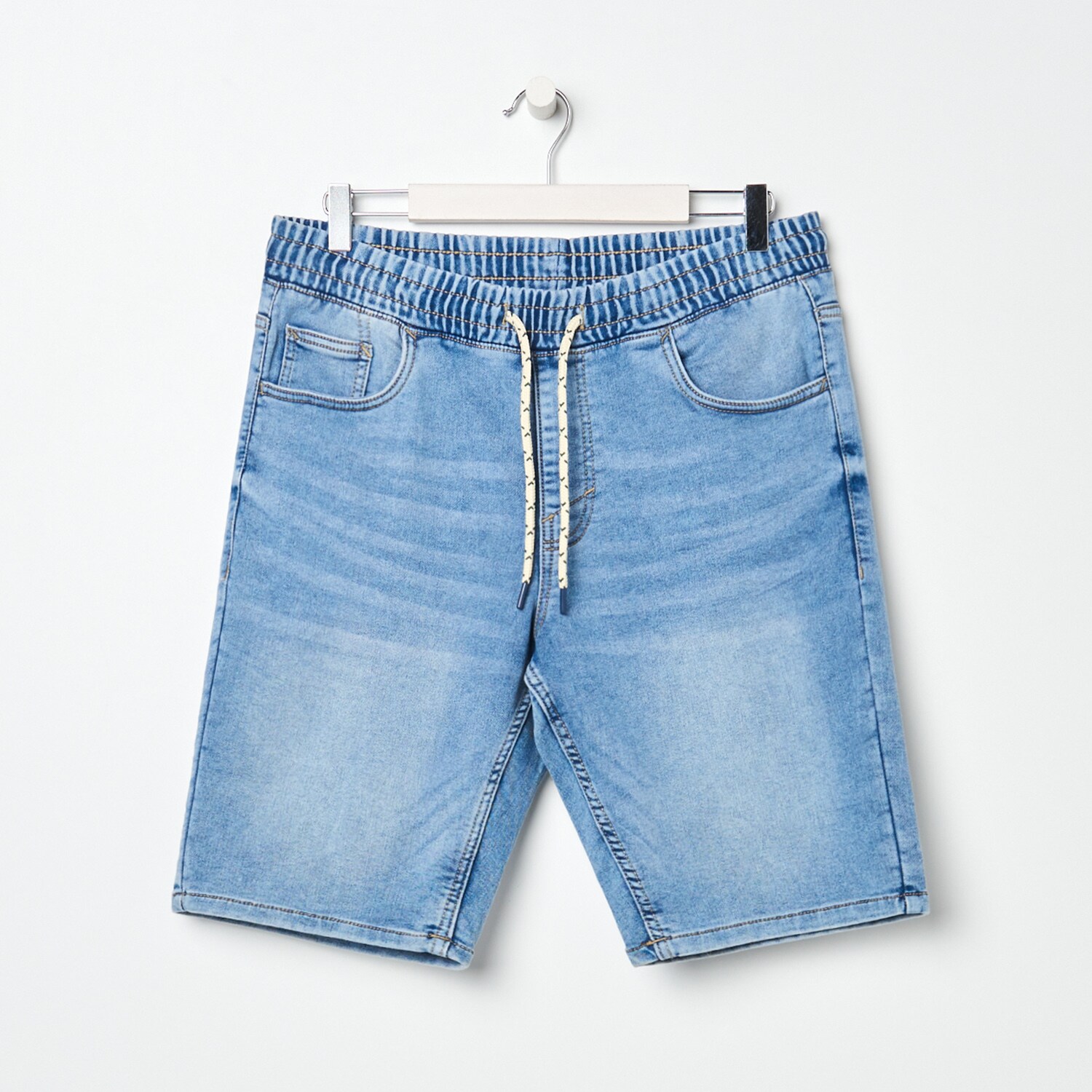 Denimové joggerové šortky