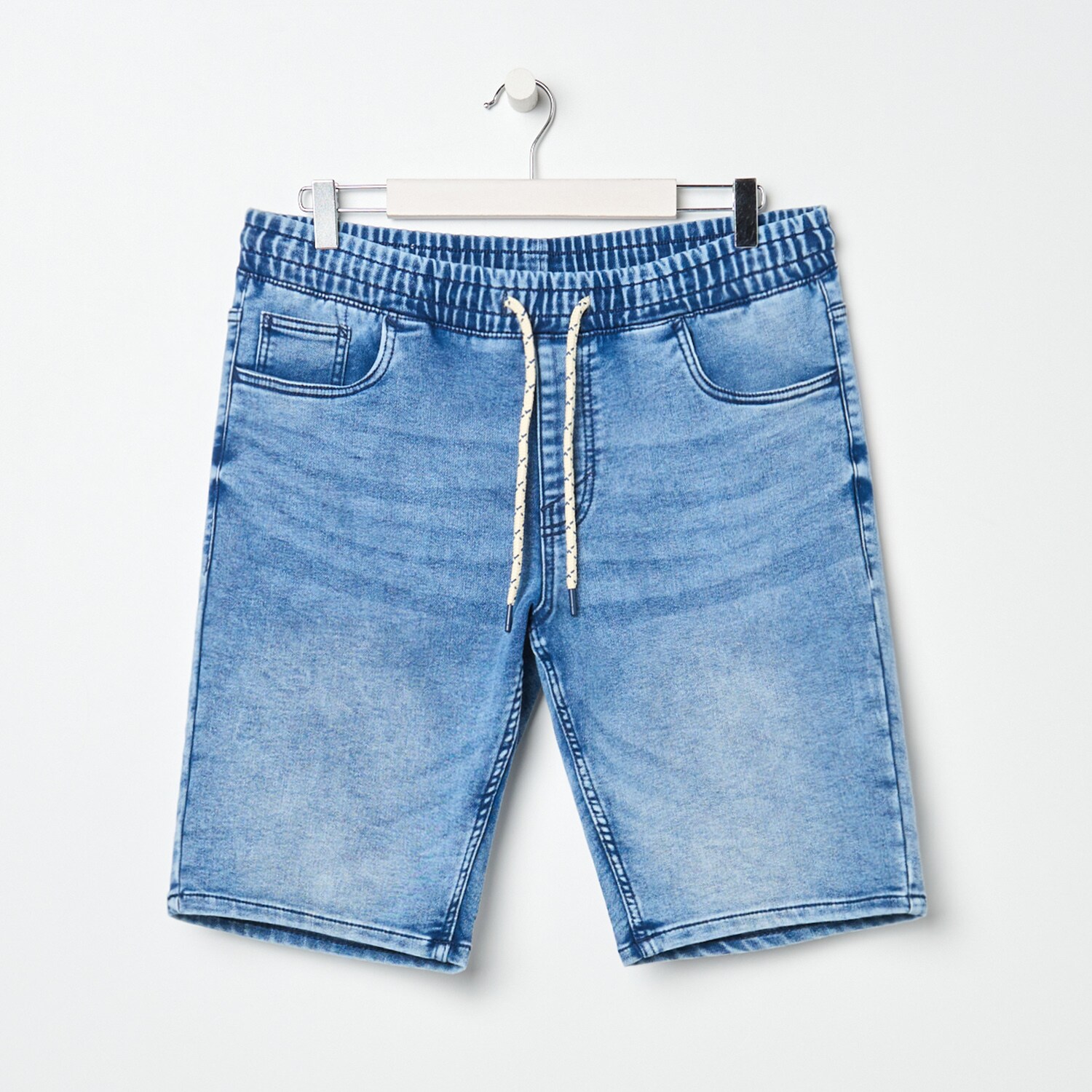 Denimové joggerové šortky