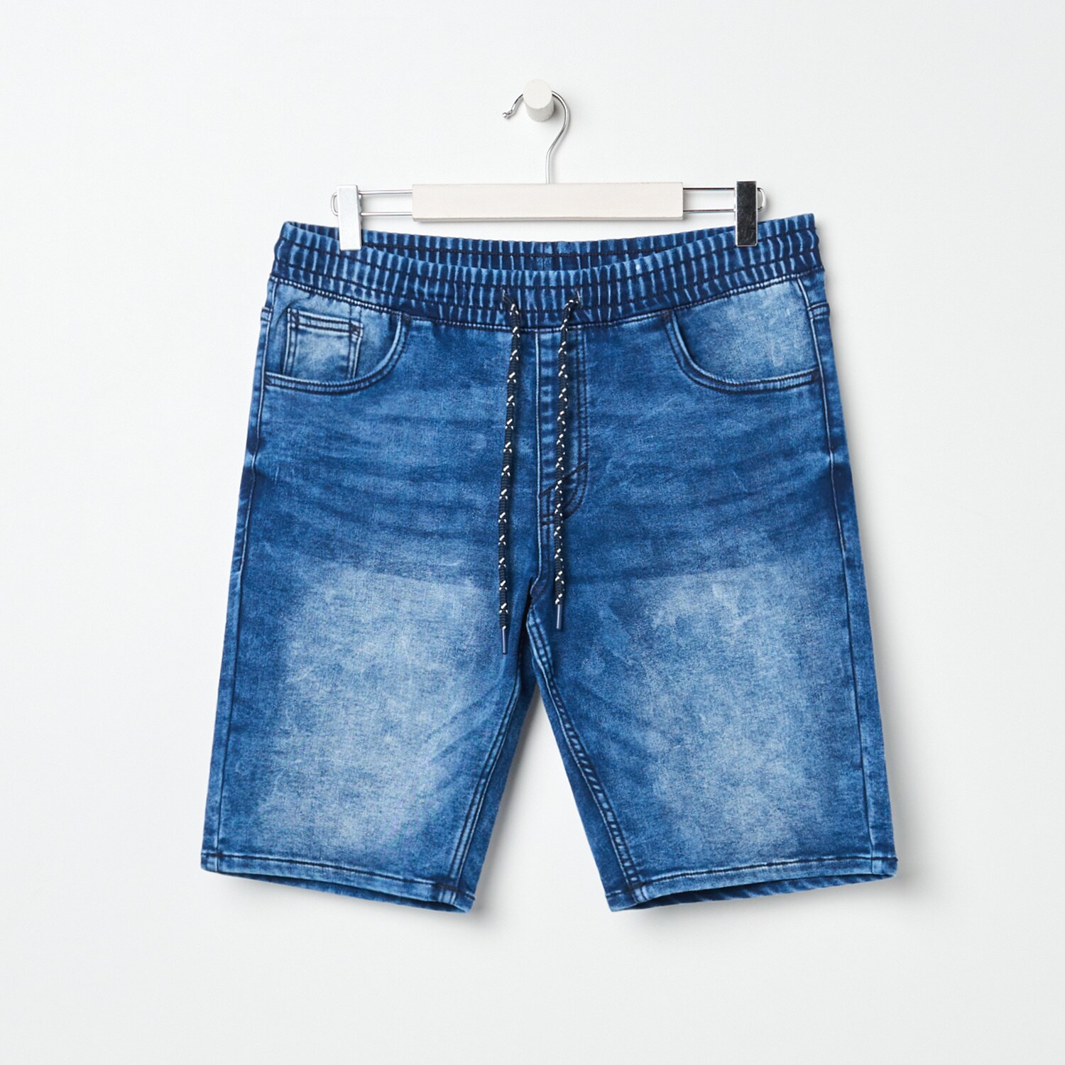 Denimové joggerové šortky