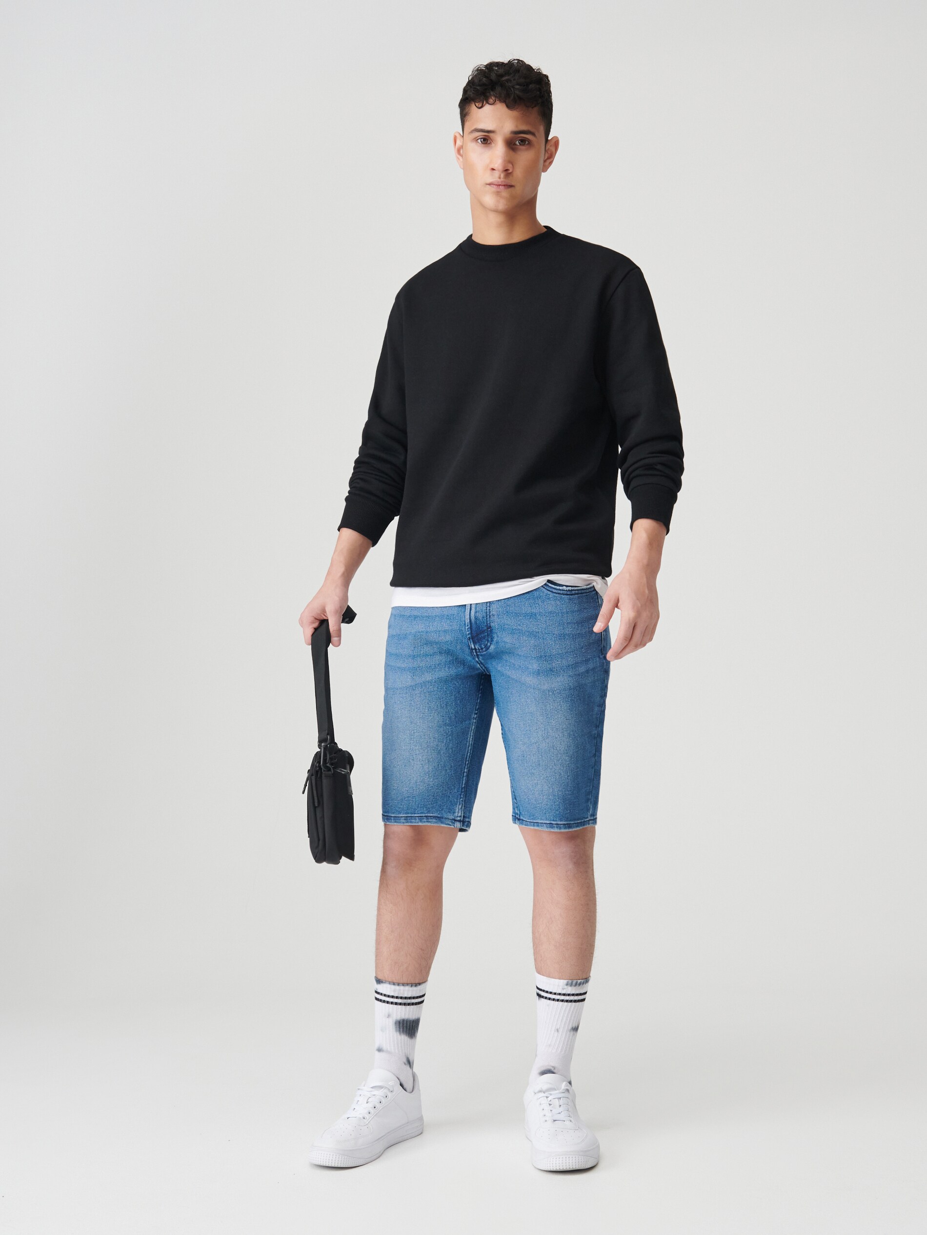 Denimové šortky slim