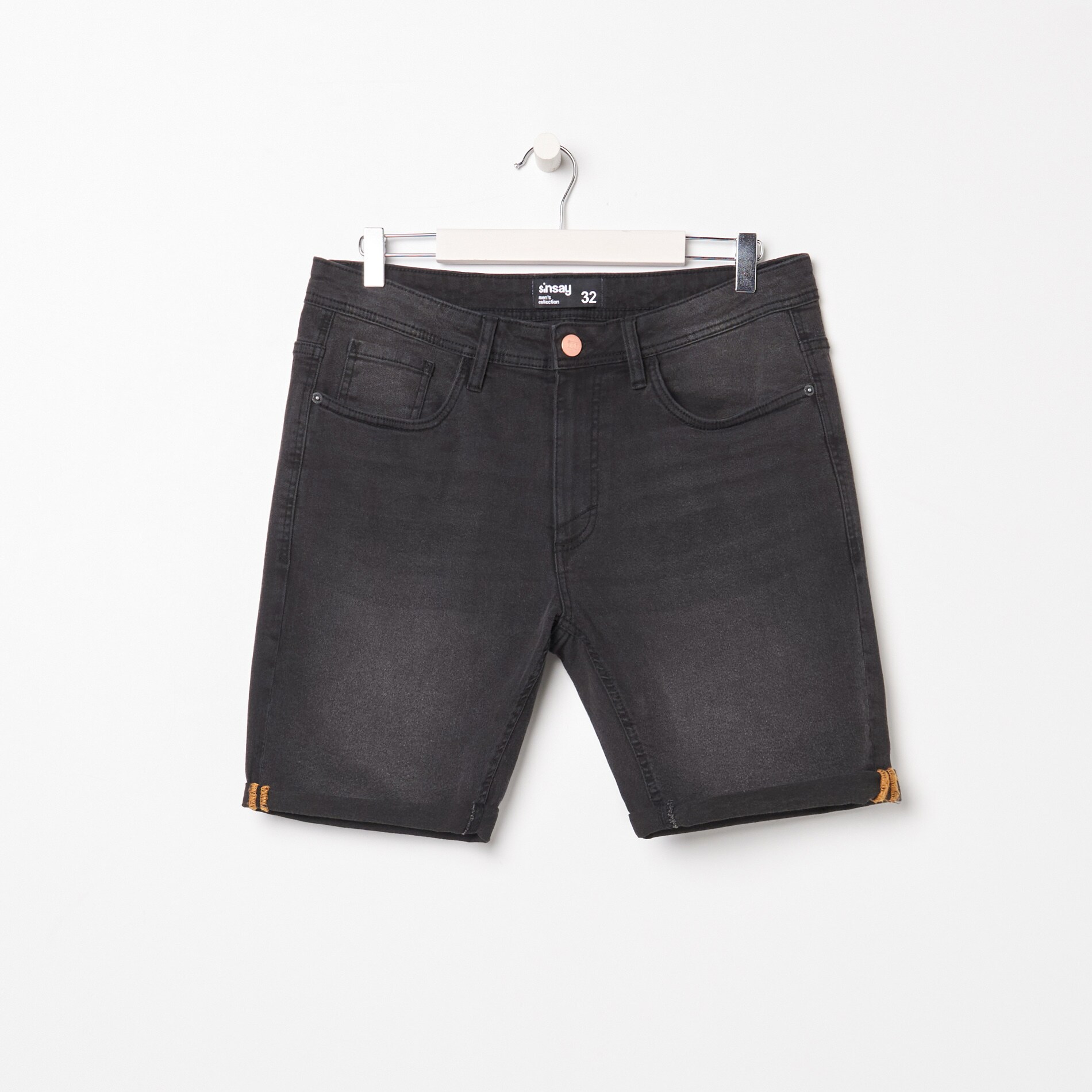 Denimové šortky slim fit