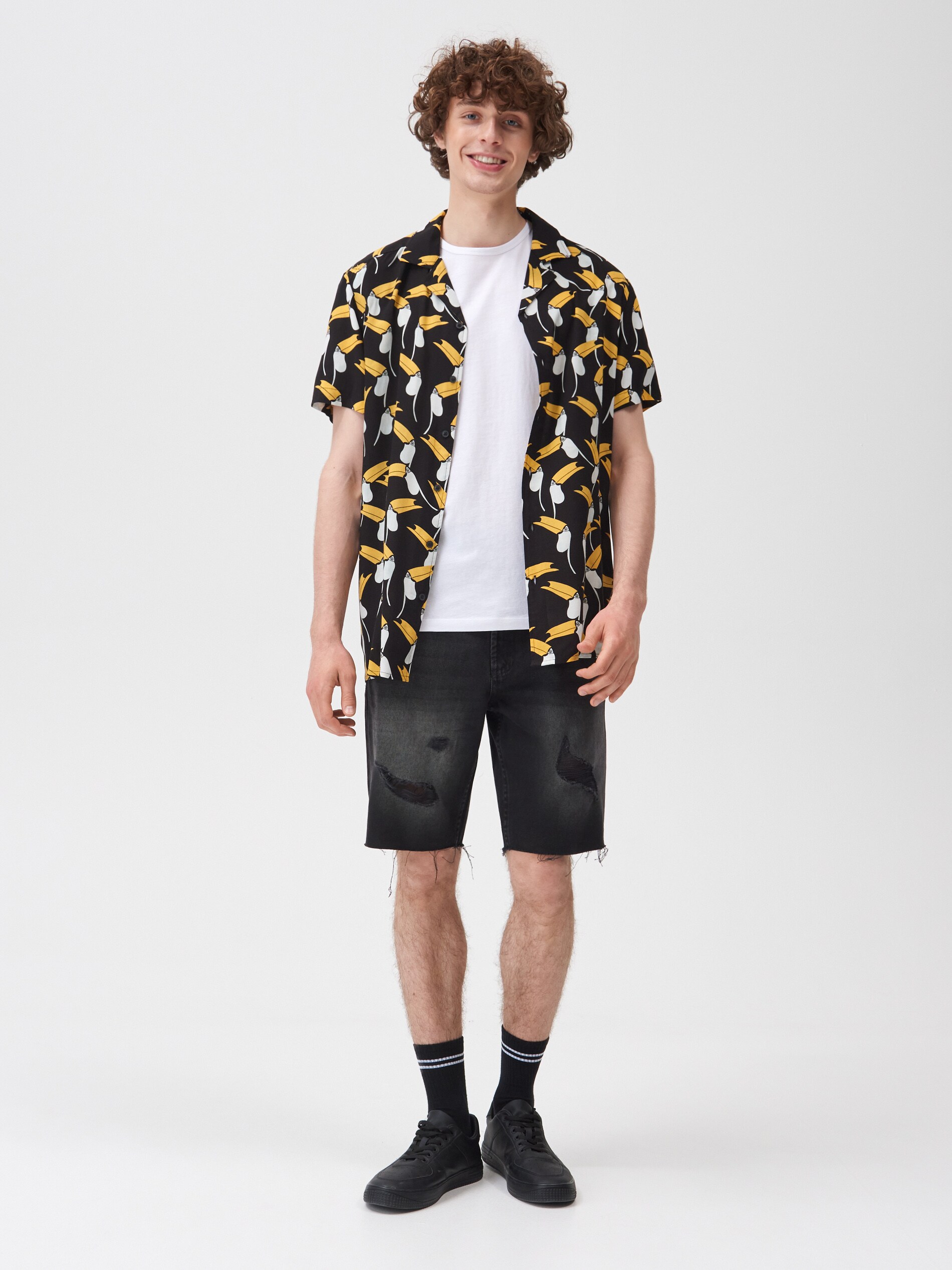 Vzorovaná košeľa regular fit