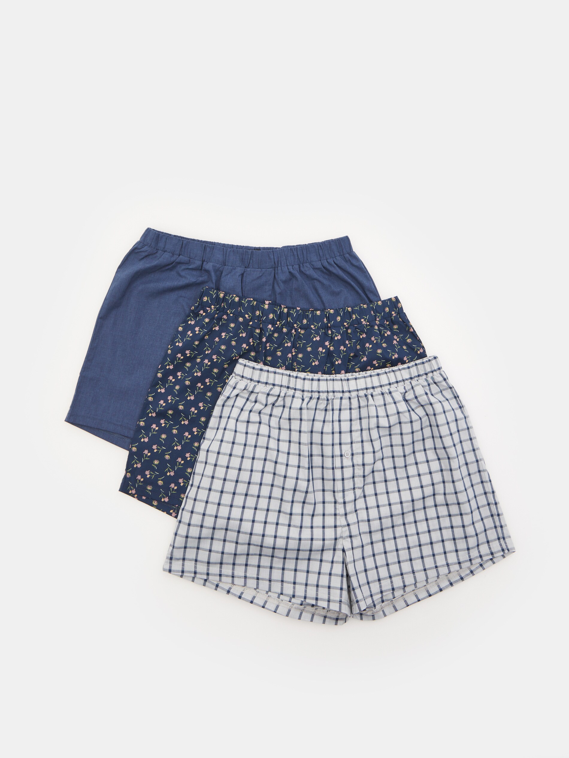 Súprava 3 boxeriek voľného strihu