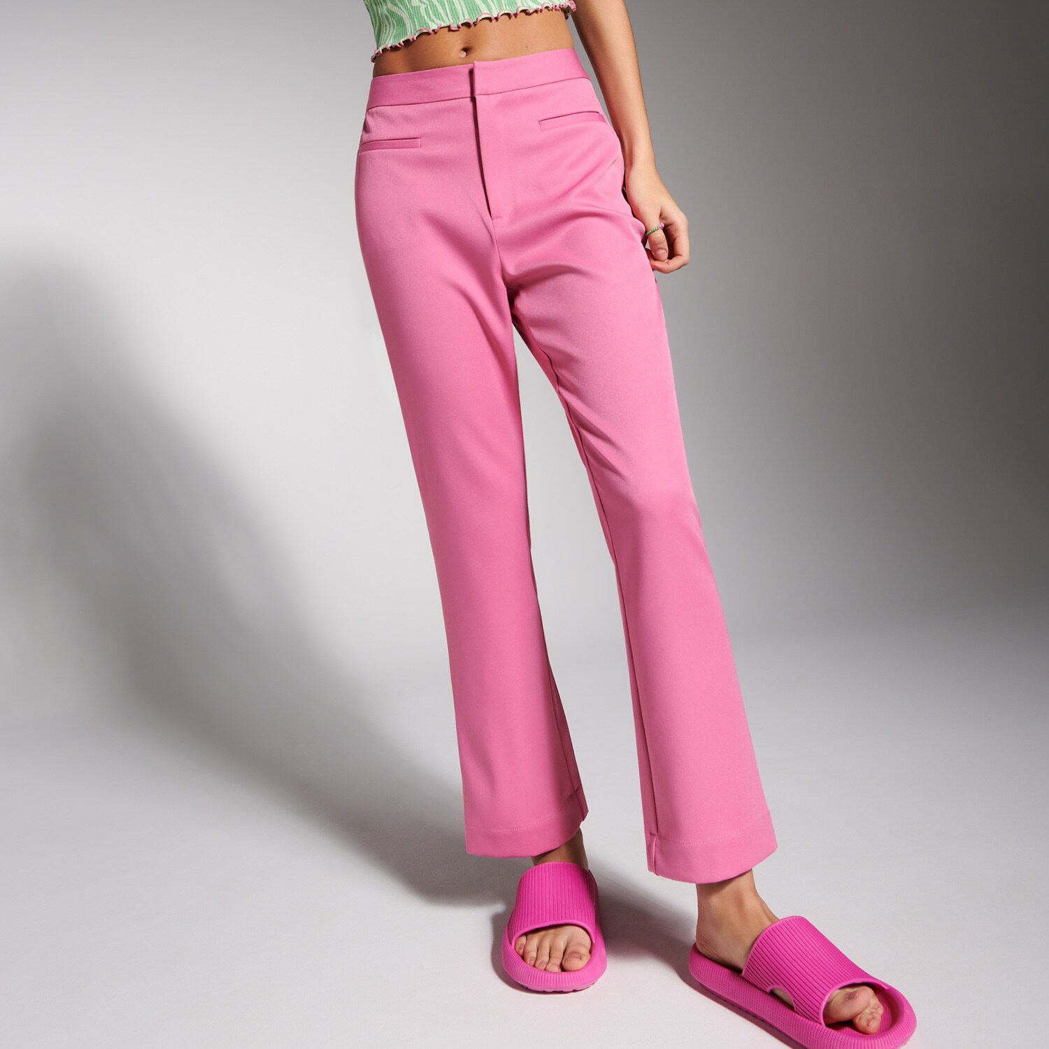 Sinsay – Pantaloni eleganți – Roz Sinsay Sinsay