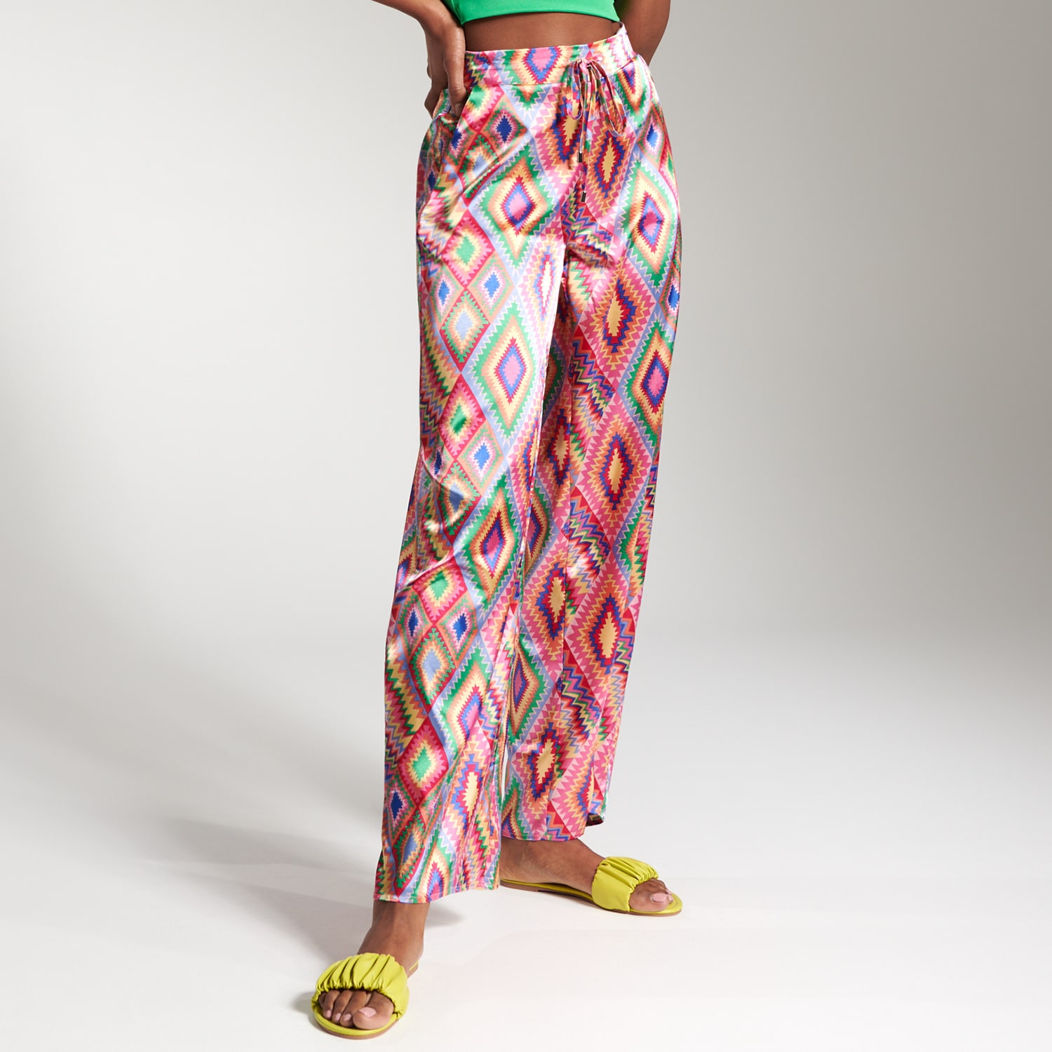 Sinsay – Pantaloni cu model – Multicolor Sinsay Sinsay