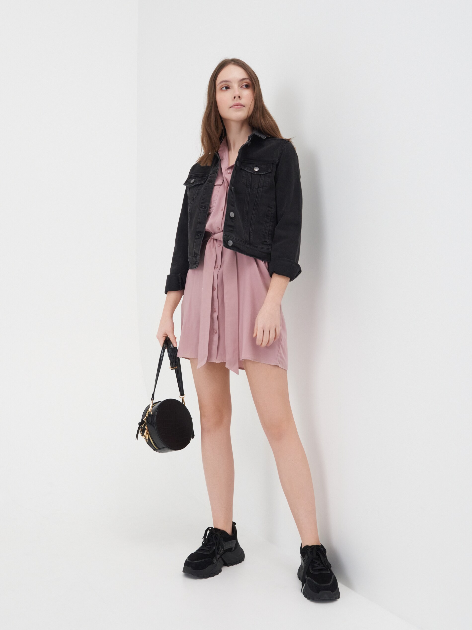 Košeľové šaty s opaskom