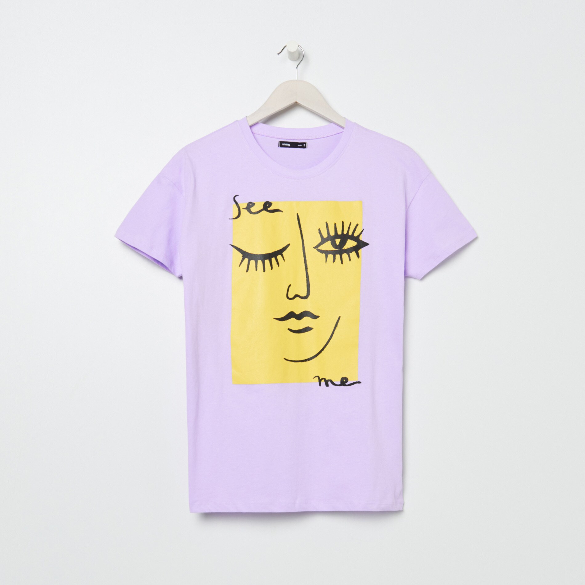 Oversize tričko s potlačou