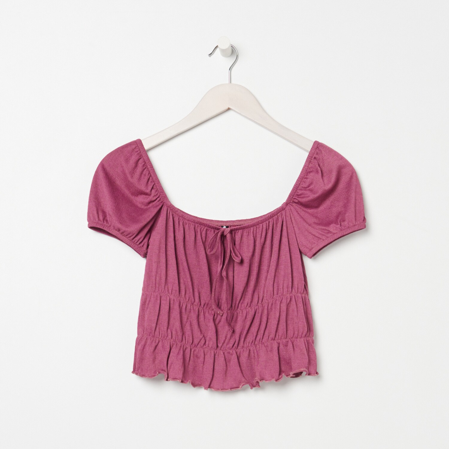 Crop top s viazaním