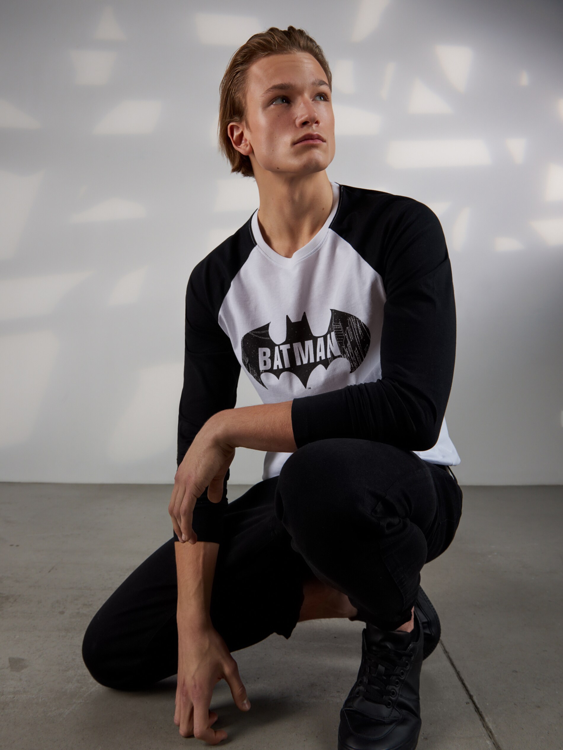 Tričko s dlhými rukávmi Batman