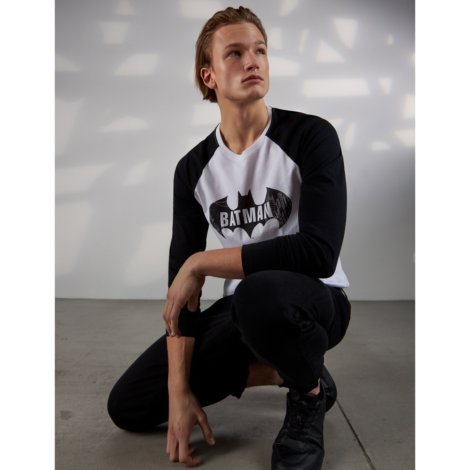 Tričko s dlhými rukávmi Batman