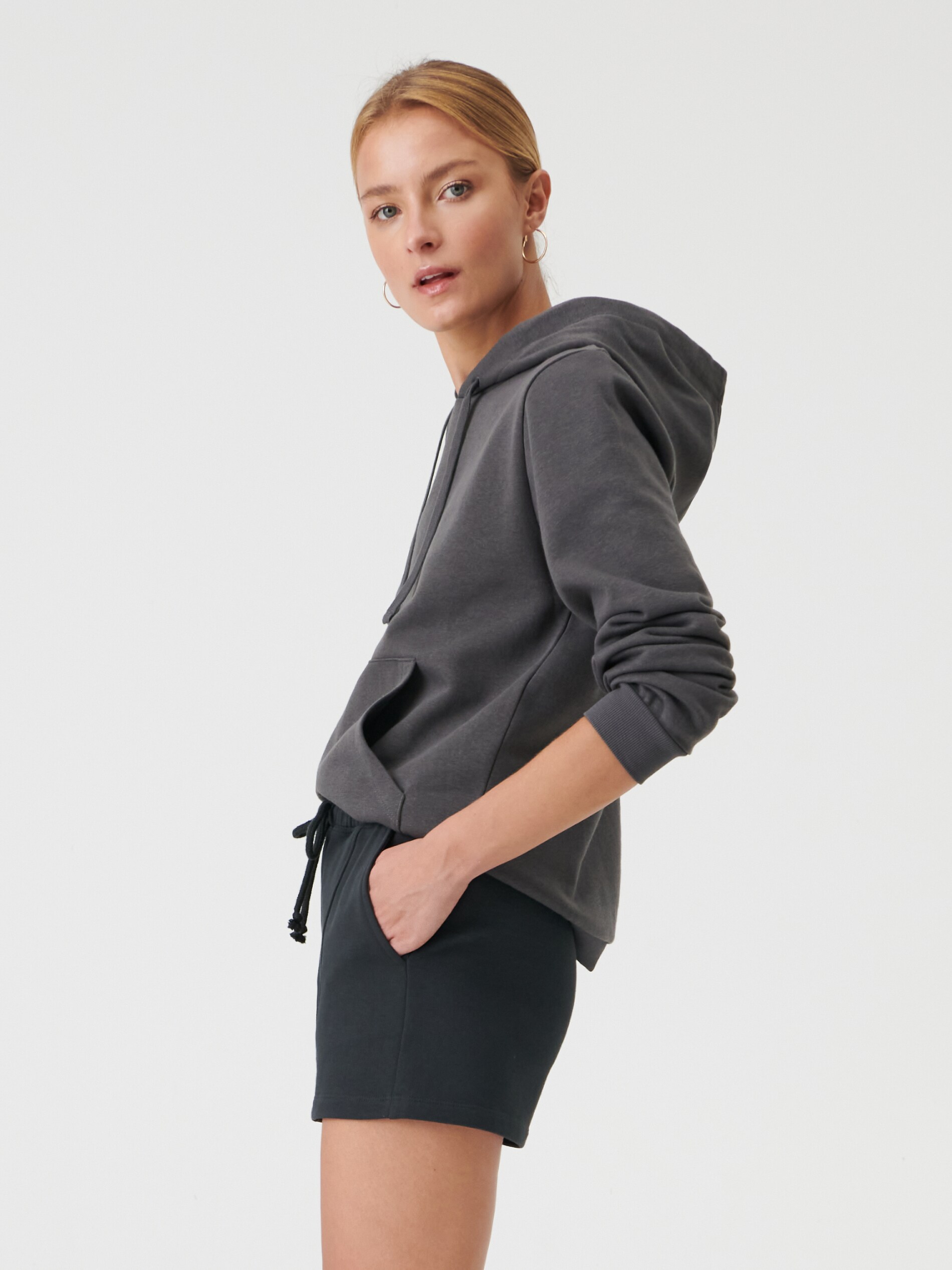 Teplákové šortky paperbag