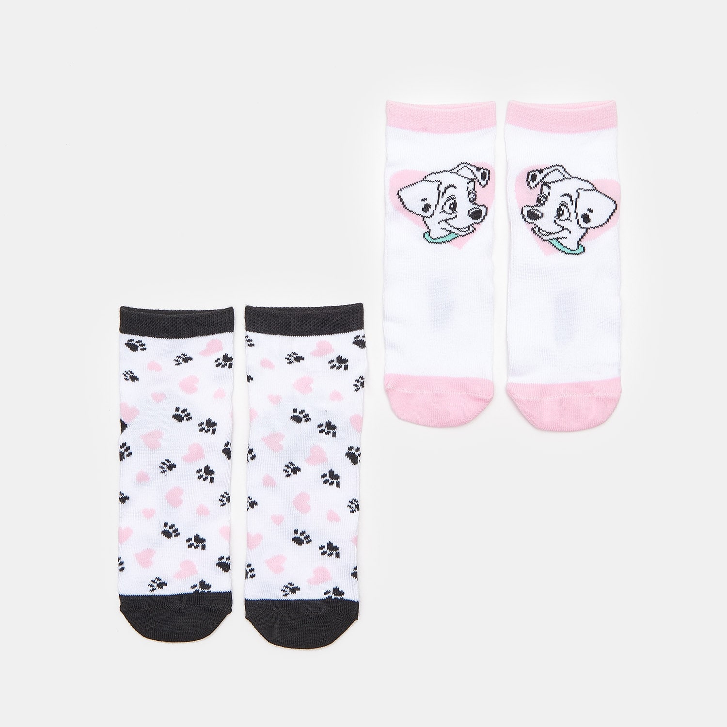 Súprava 2 párov detských ponožiek 101 Dalmatians