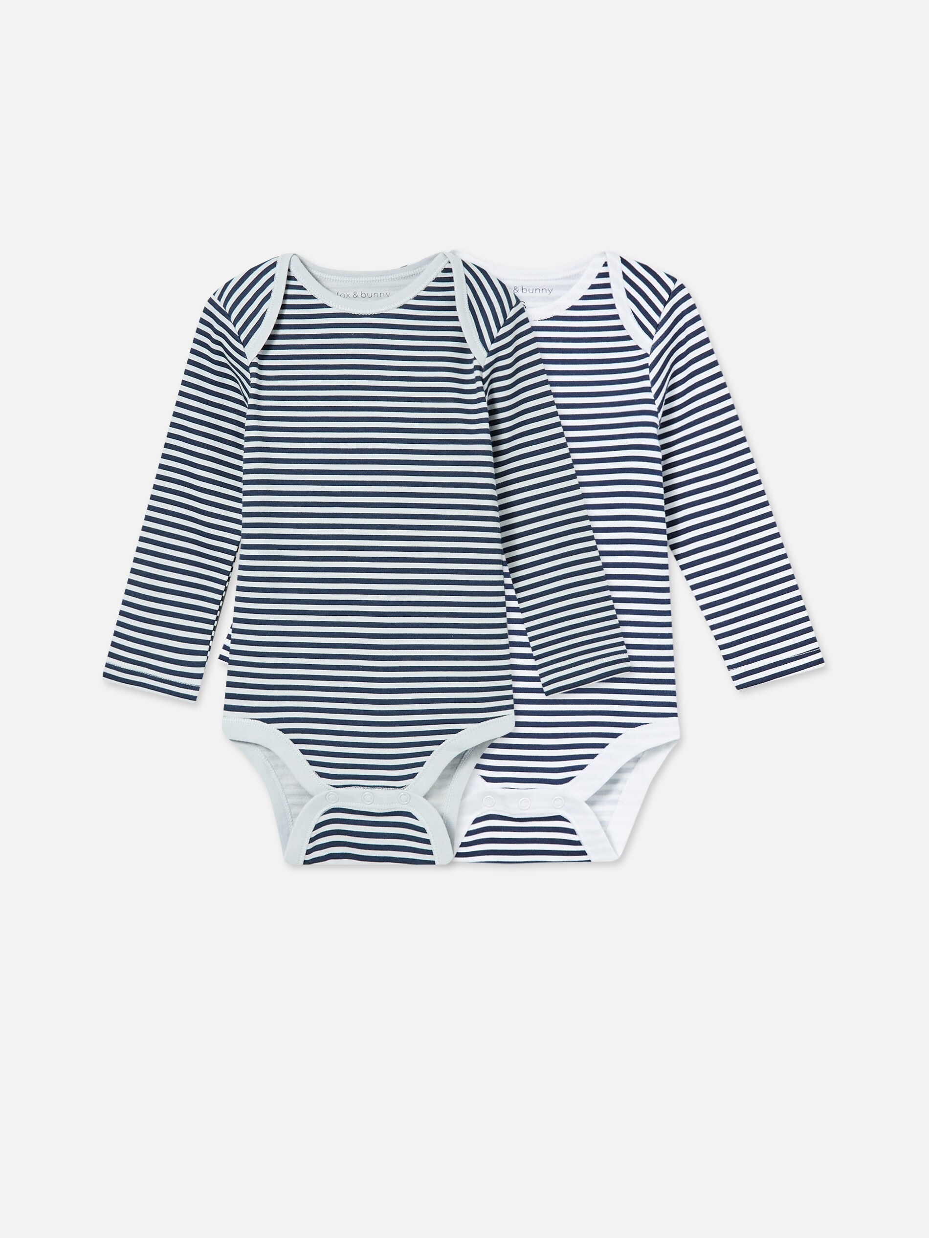 Súprava 2 pásikavých body