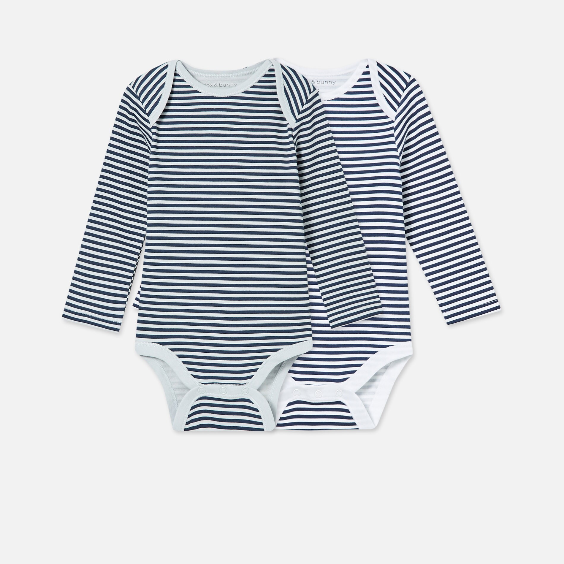 Súprava 2 pásikavých body