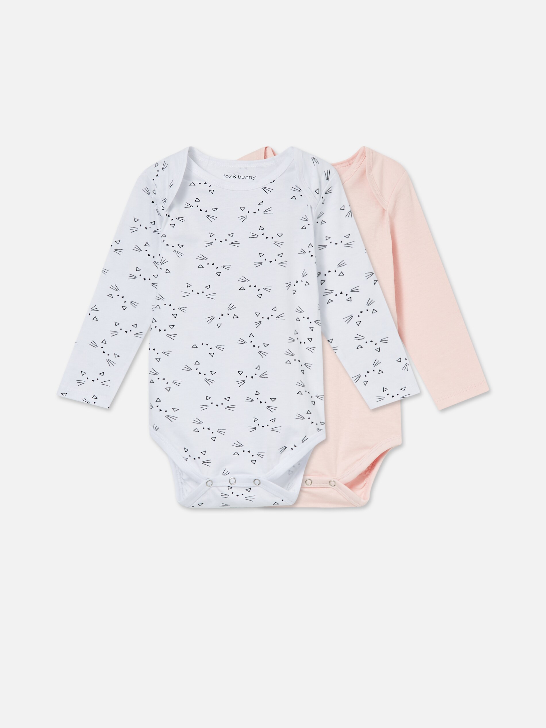 Súprava 2 bavlnených body