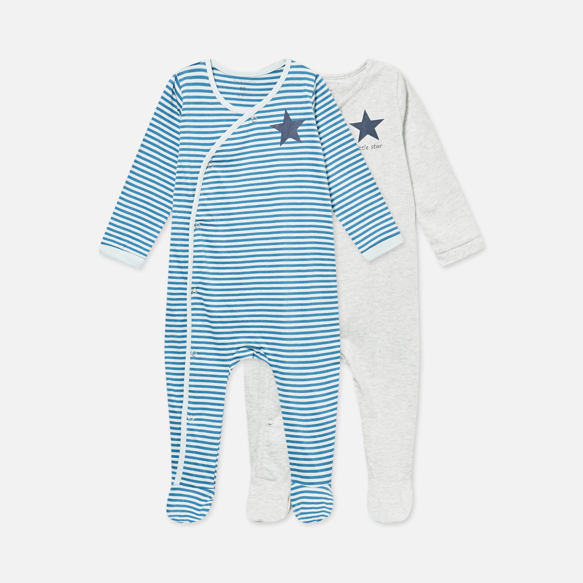 Súprava 2 overalov s motívom hviezdičiek