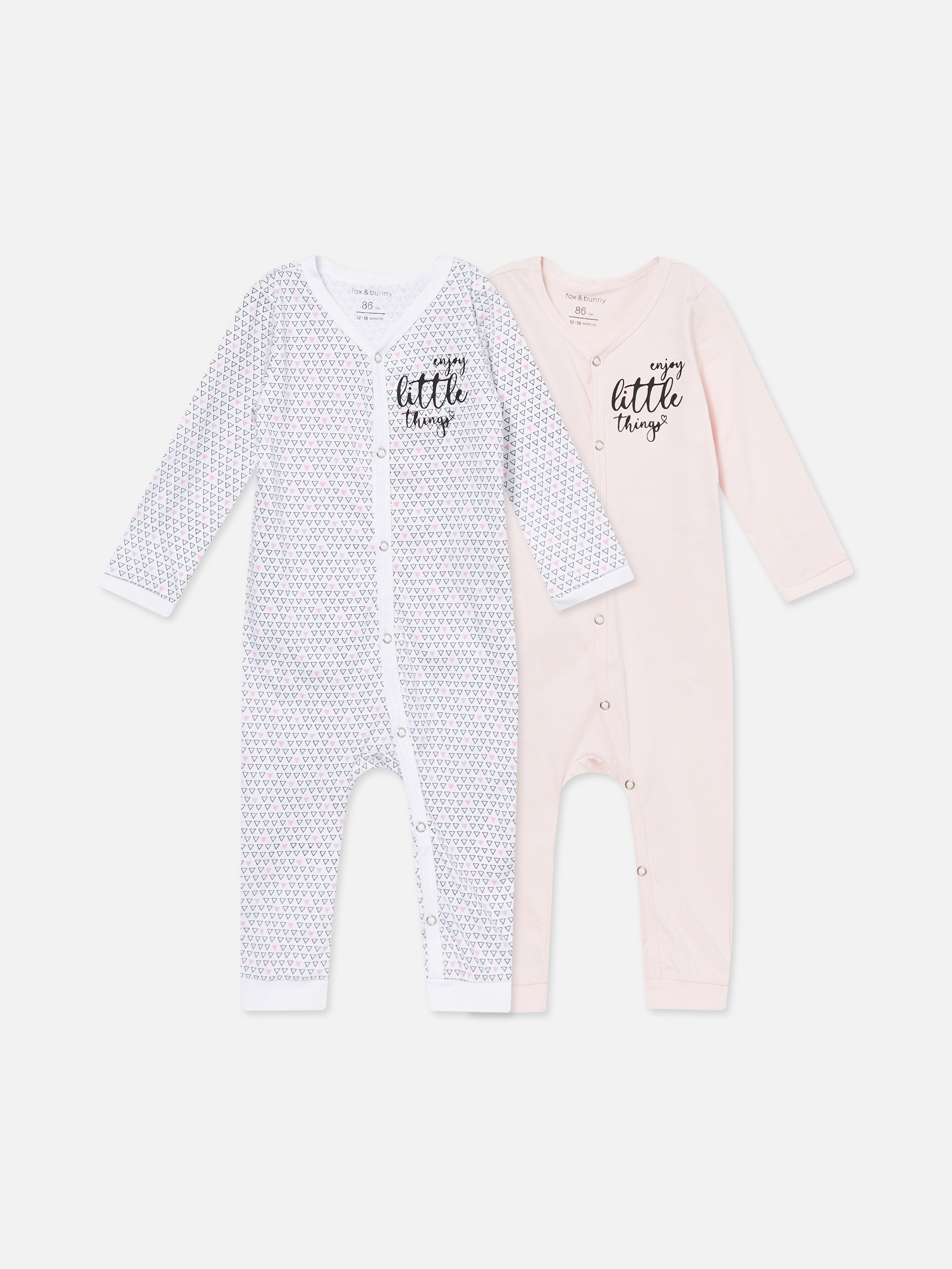 Súprava 2 overalov s potlačou