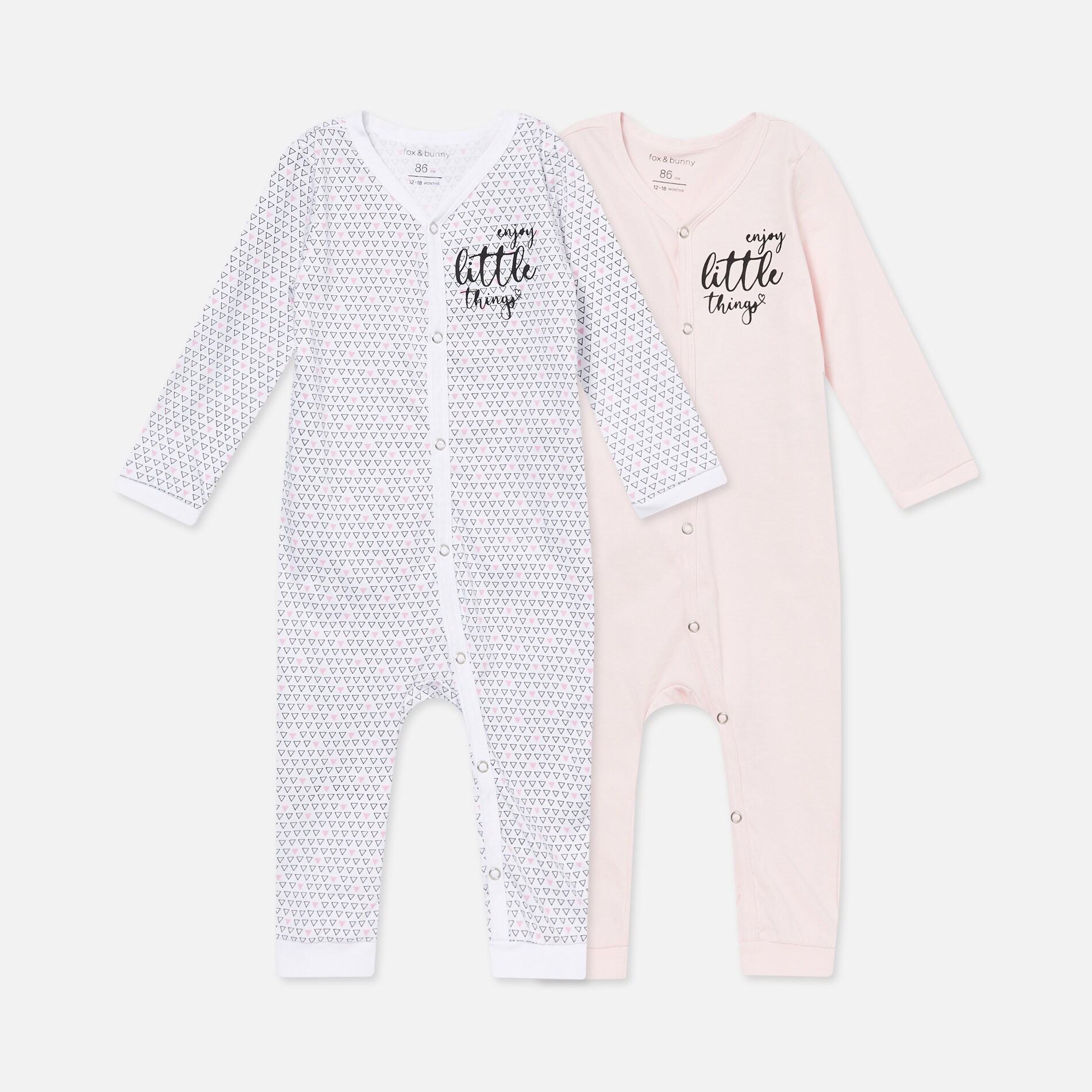 Súprava 2 overalov s potlačou