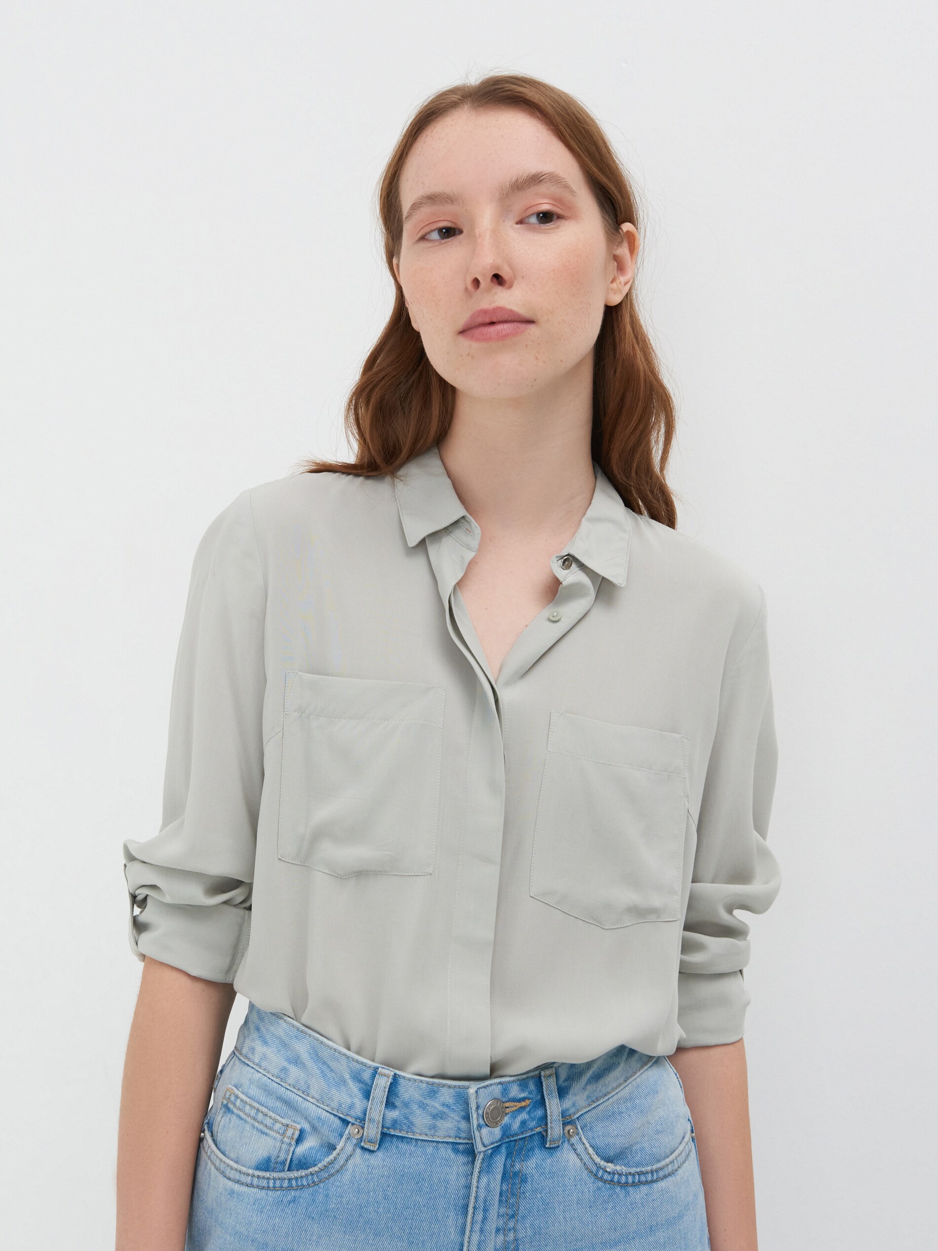 Klasická viskózová košeľa