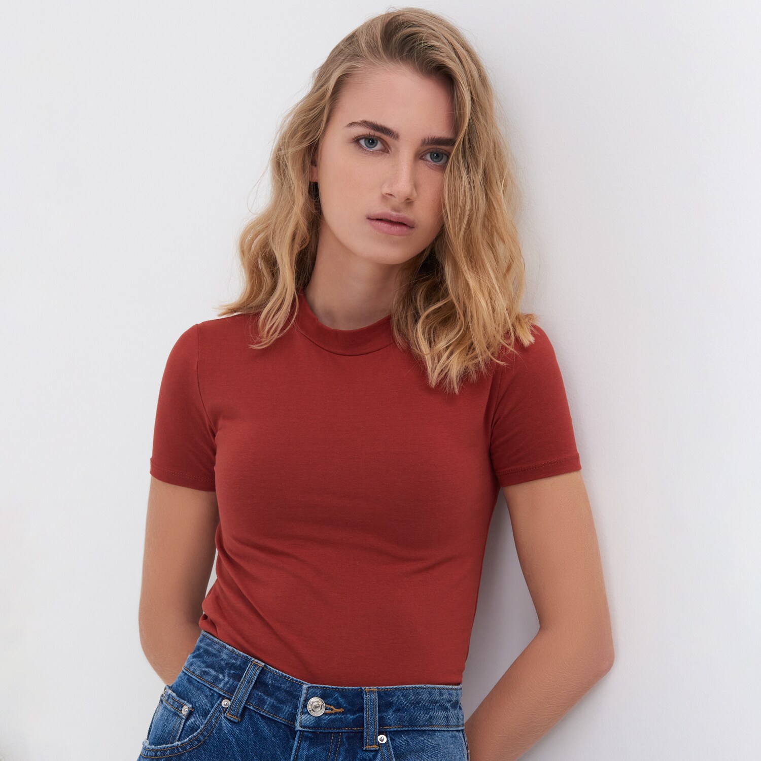 Blúzka so stojačikom