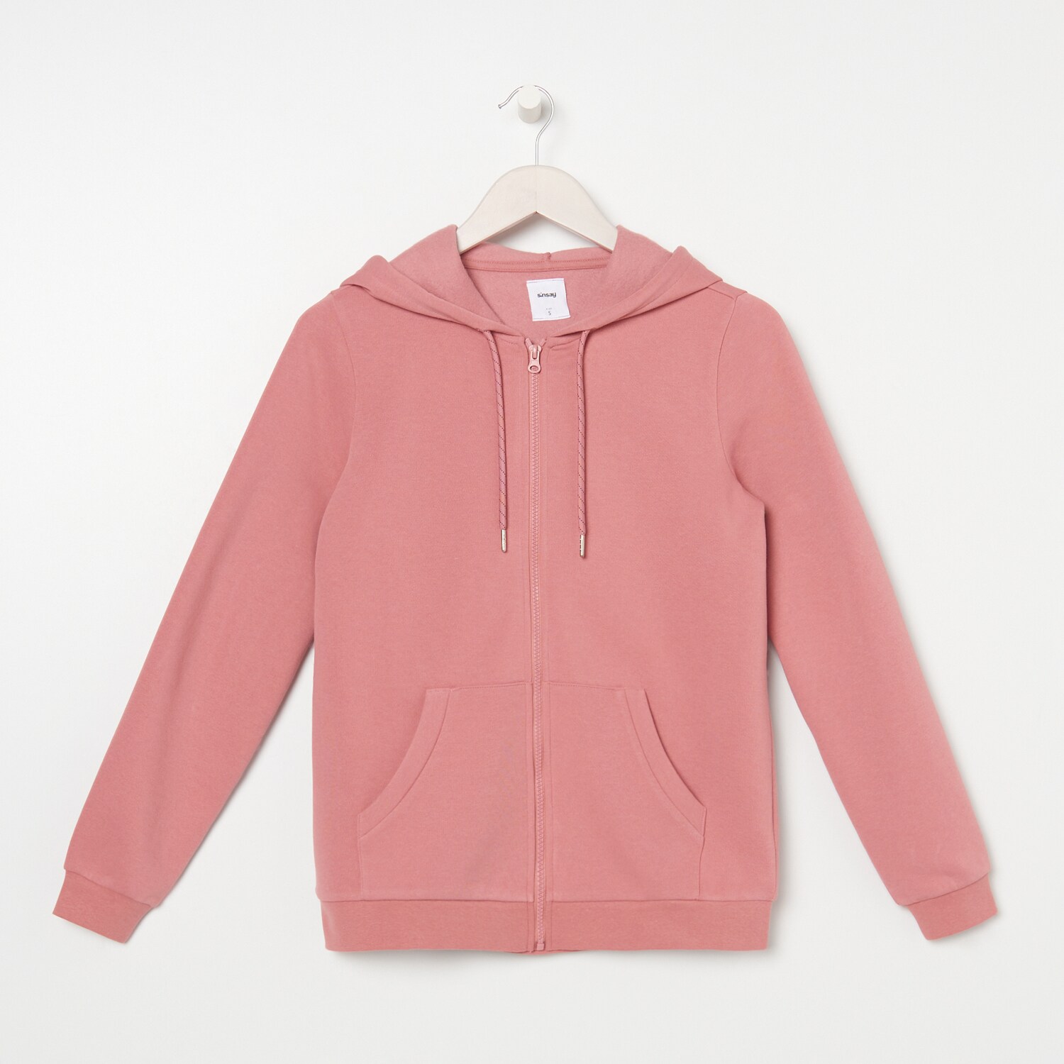 Mikina na zips s kapucňou